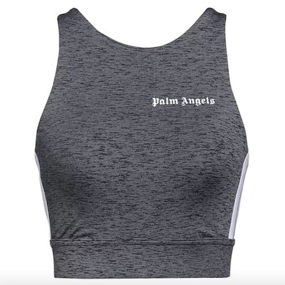 Palm Angels PALM ANGELS Crop top blue grey M Size M / US 6-8 / IT 42-44 - 1 Thumbnail