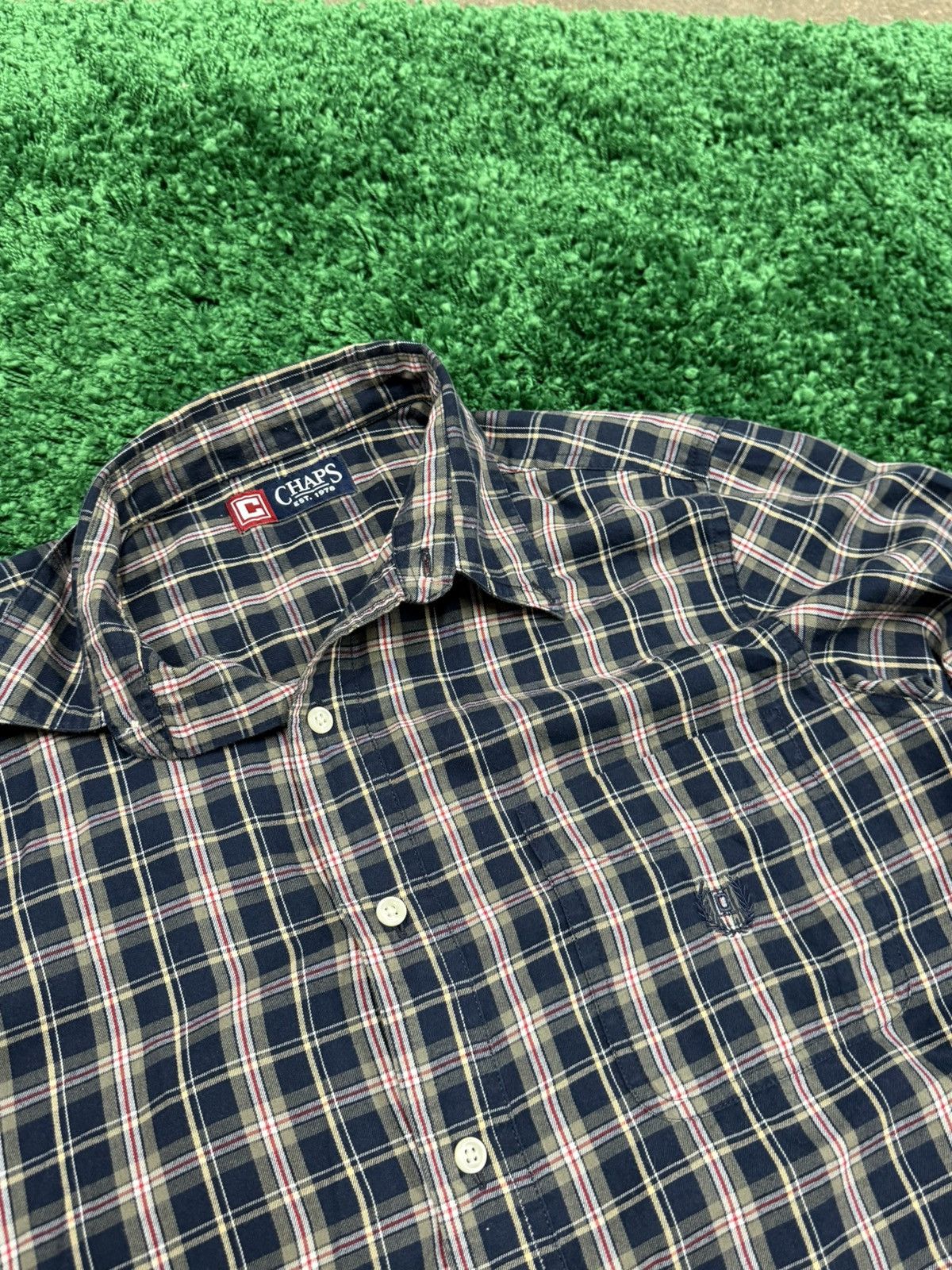 Chaps × Vintage Vintage Chaps Flannel Shirt Medium M Retro 90s Plaid Size US M / EU 48-50 / 2 - 3 Thumbnail