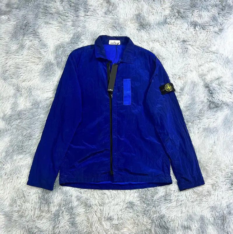 Stone Island Stone Island Blue Long Sleeve Men's Jacket 0089 Size US L / EU 52-54 / 3 - 1 Thumbnail