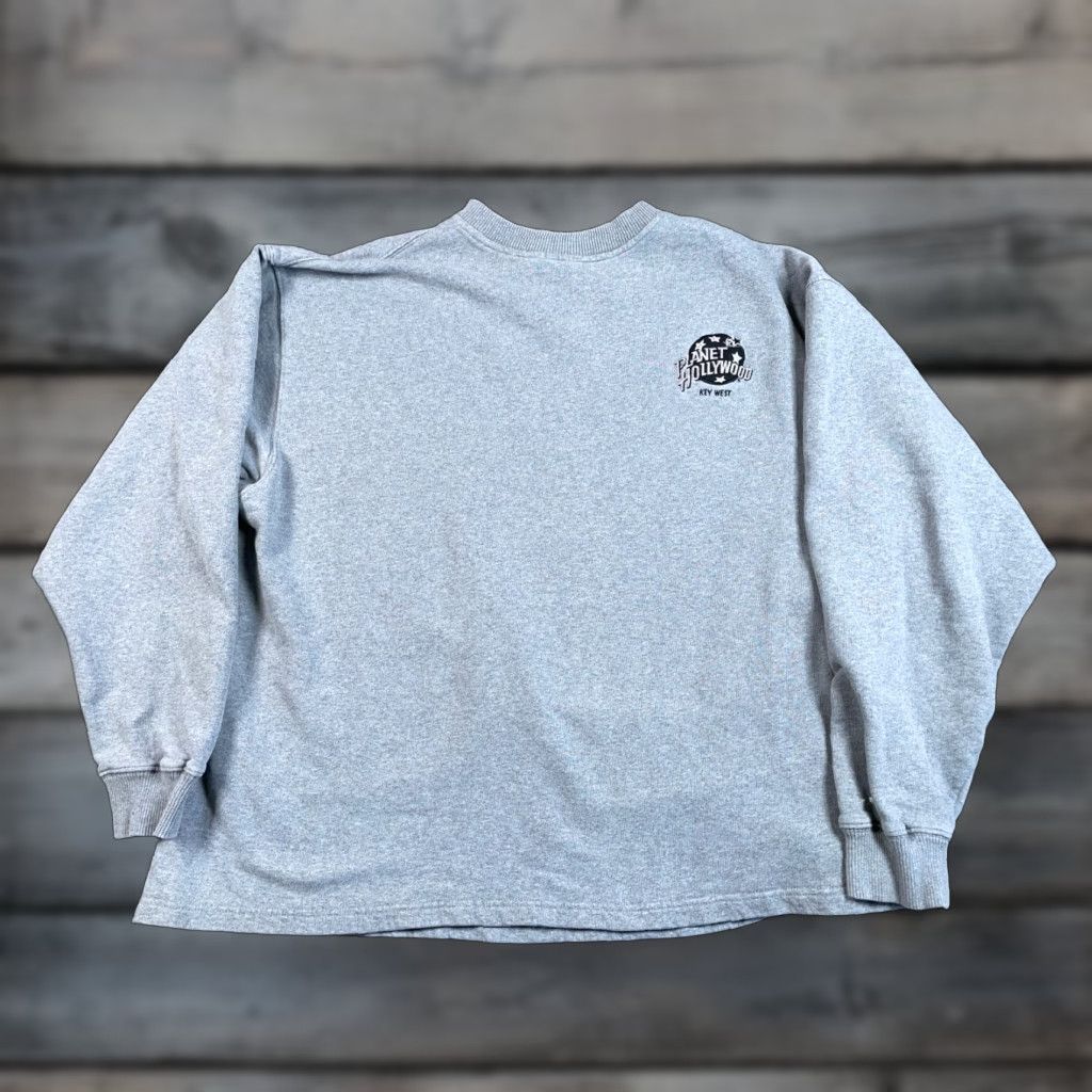 Planet Hollywood VTG Planet Hollywood Sweatshirt Adult XL Gray Crewneck Key West 1991 90s Embroidered Graphic Print Pullover Mens Regular Size US XL / EU 56 / 4 - 1 Thumbnail