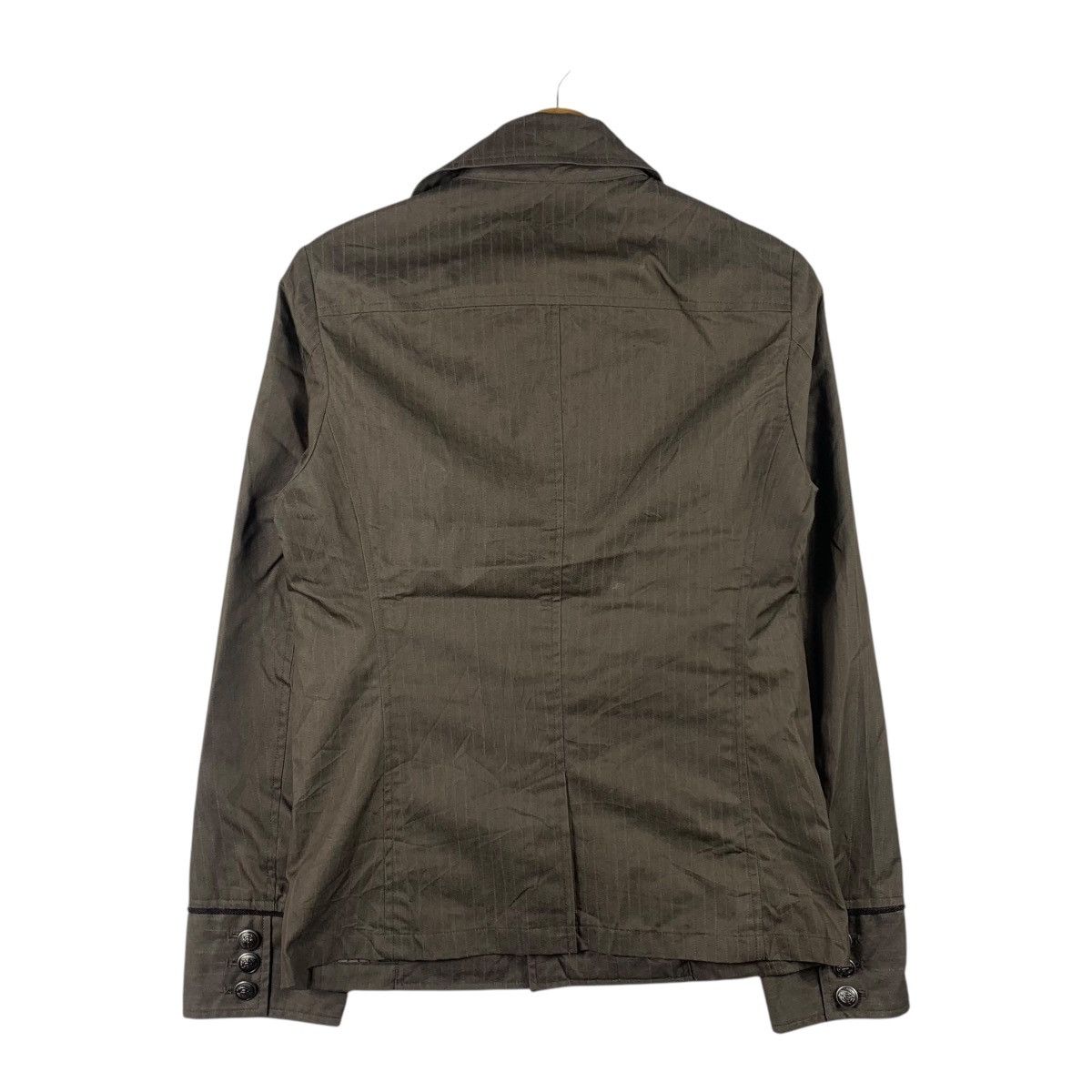 Japanese Brand × semanticdesign SEMANTIC DESIGN Punk Japanese Brand Hickory Stripes Coat Size M / US 6-8 / IT 42-44 - 2 Thumbnail