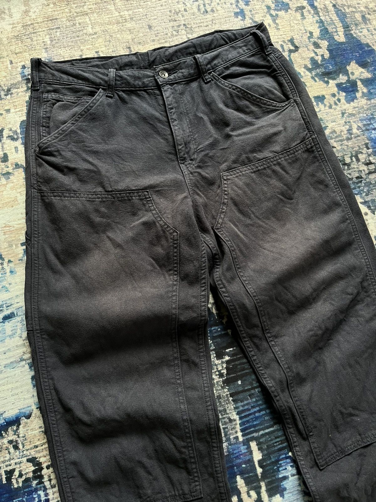 Uniqlo Uniqlo Double Knee Baggy Pants Size US 35 - 3 Thumbnail