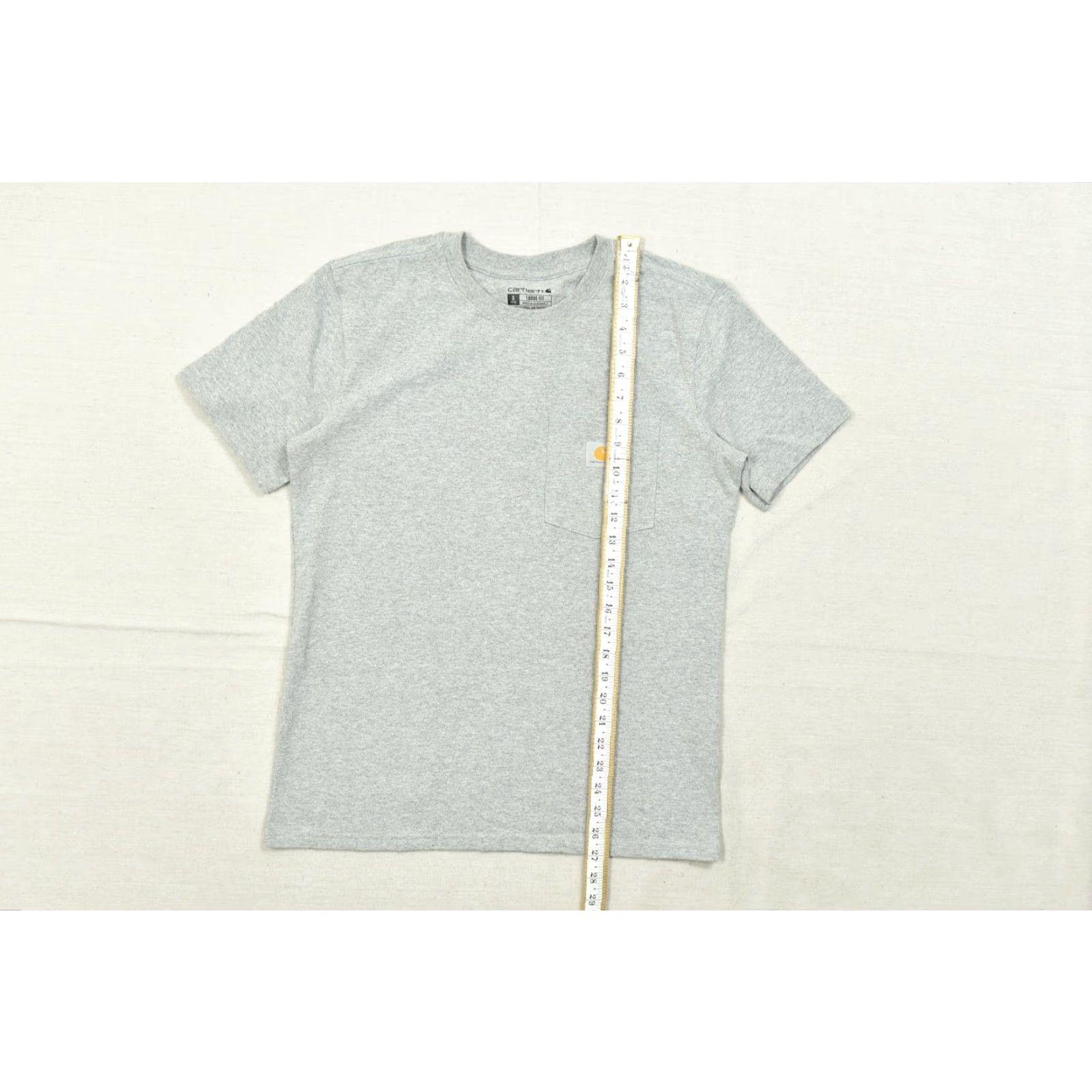 Carhartt VINTAGE? (No) Carhartt K87-W Women's Small Loose Fit Short Sleeve Pocket Tee Heather Gray Shirt Womens Small Gray Pocket Tee Carhartt K87-W Size 28" / US 6 / IT 42 - 2 Thumbnail