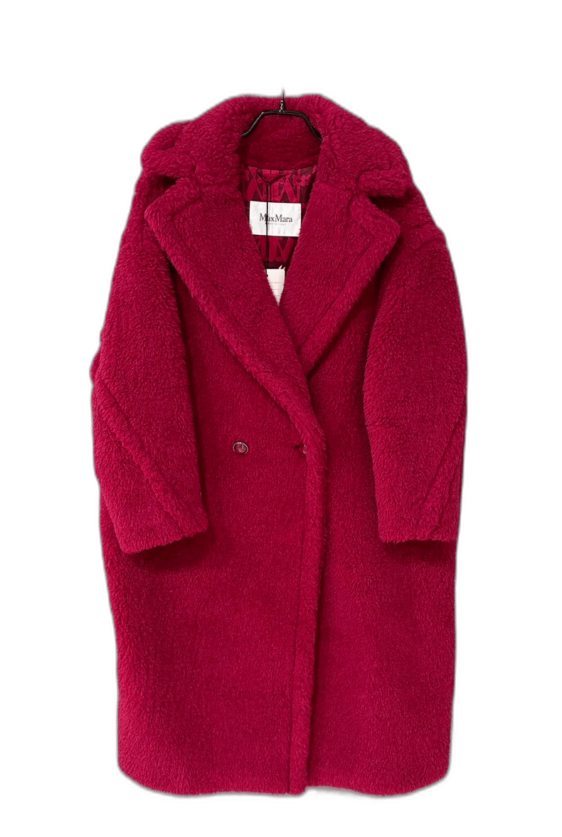 Max Mara MaxMara Teddy Coat in Rose Pink Size XS / US 0-2 / IT 36-38 - 1 Thumbnail