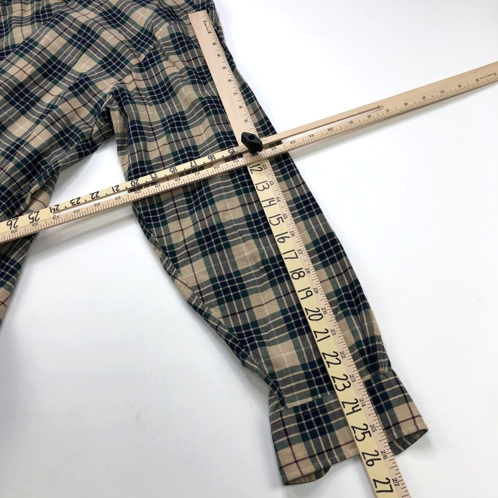 Brooks Brothers Brooks Brothers Madison 17.5/37 Brown Green MINT Check Plaid Casual Collar Shirt Size US XXL / EU 58 / 5 - 6 Thumbnail