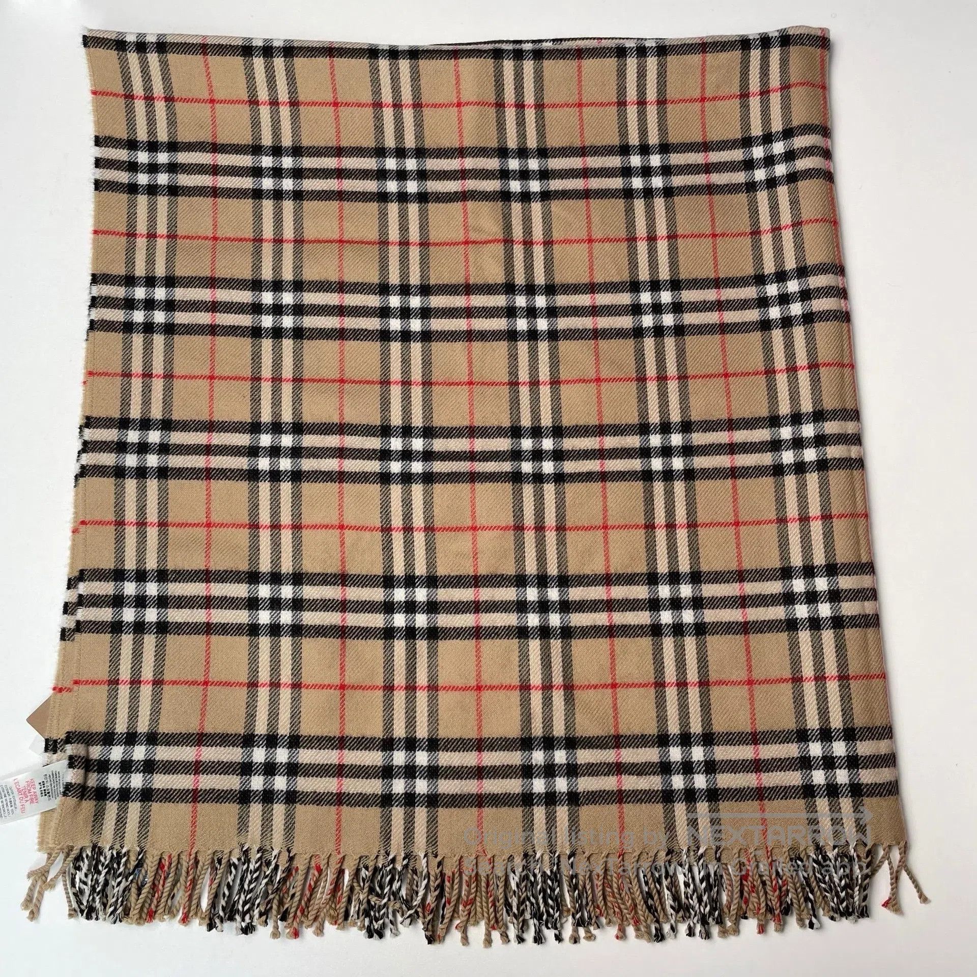 Burberry Burberry Brown double-sided classic check cashmere scarf| Size ONE SIZE - 3 Thumbnail