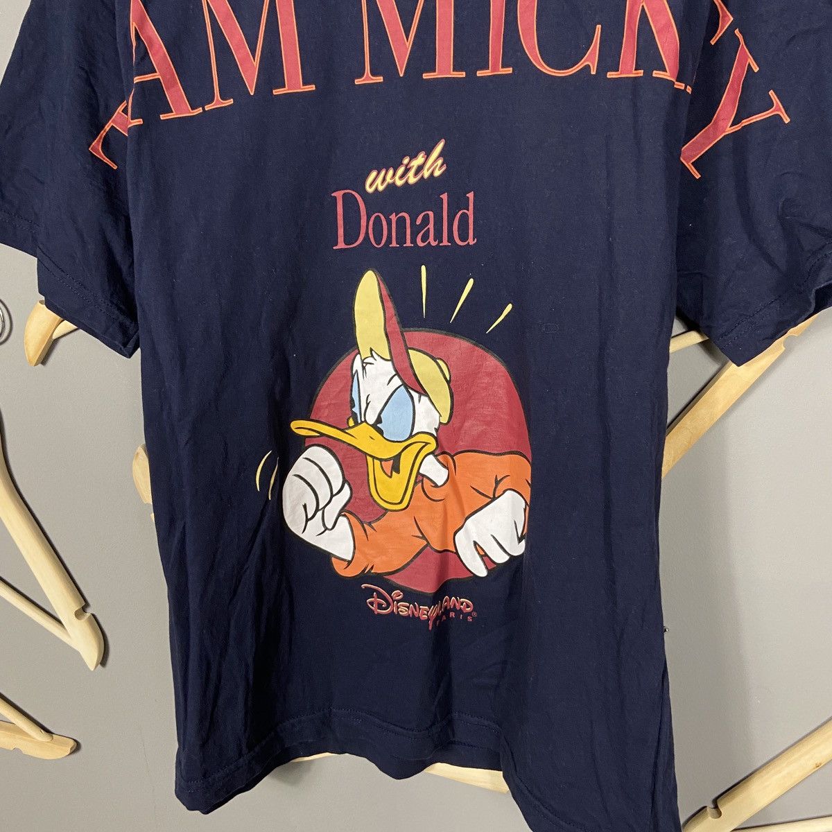 Disney × Vintage Vintage Disneyland Team Mickey with Donald t-shirt Size US L / EU 52-54 / 3 - 3 Thumbnail