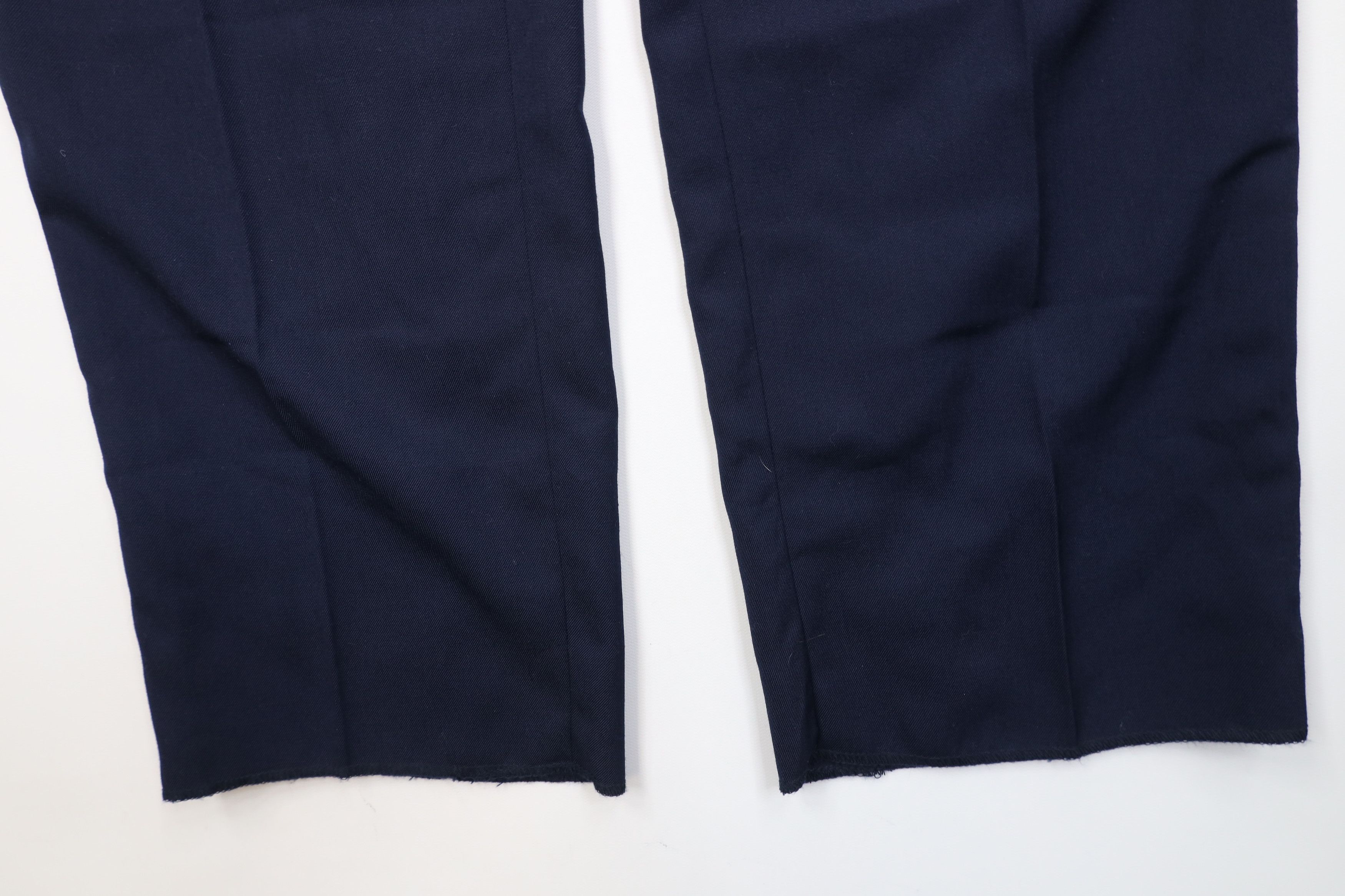 Vintage Vintage 90s Streetwear Knit Wide Leg Chino Pants Blue Size US 32 / EU 48 - 5 Thumbnail