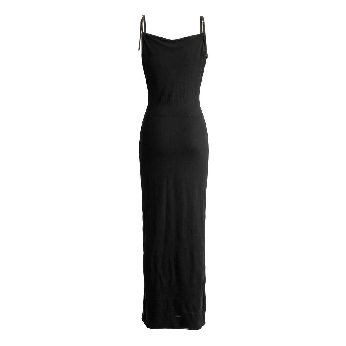Gucci 1998 LEATHER STRAP LOGO DRESS Size XS / US 0-2 / IT 36-38 - 2 Thumbnail