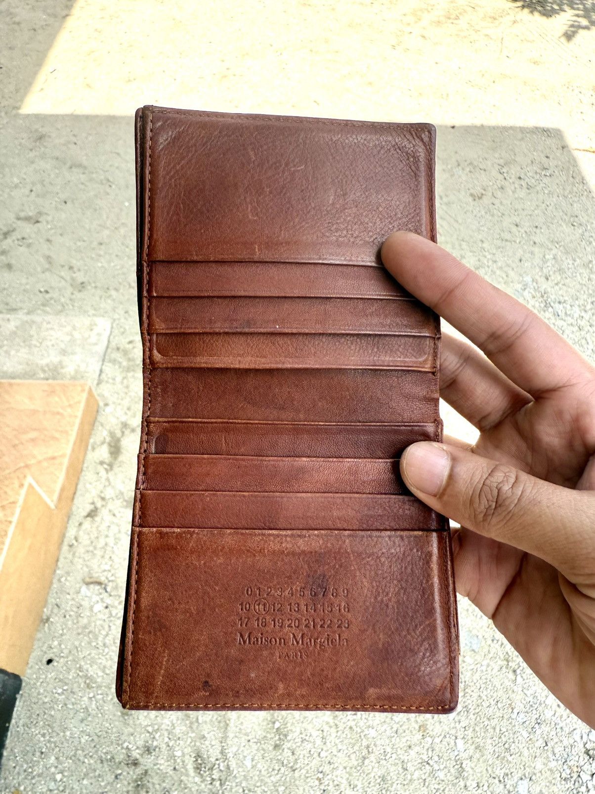 Maison Margiela Maison Margiela four stitch Bifold Leather Wallet Size ONE SIZE - 4 Thumbnail