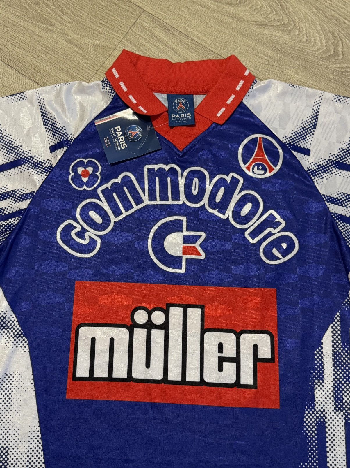 Vintage 🔷Retro PSG Paris Saint-Germain 1992/93 Soccer jersey🔷 Size US L / EU 52-54 / 3 - 2 Thumbnail