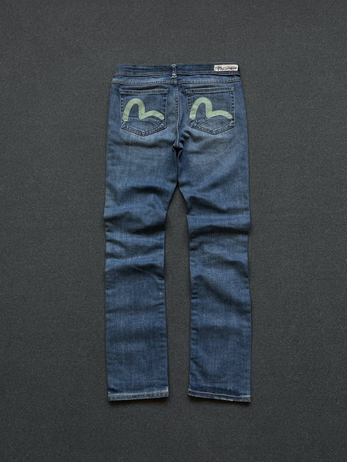 image of Evisu x Puma Y2K Japanese Denim Jeans Pants in Blue, Men's (Size 29)