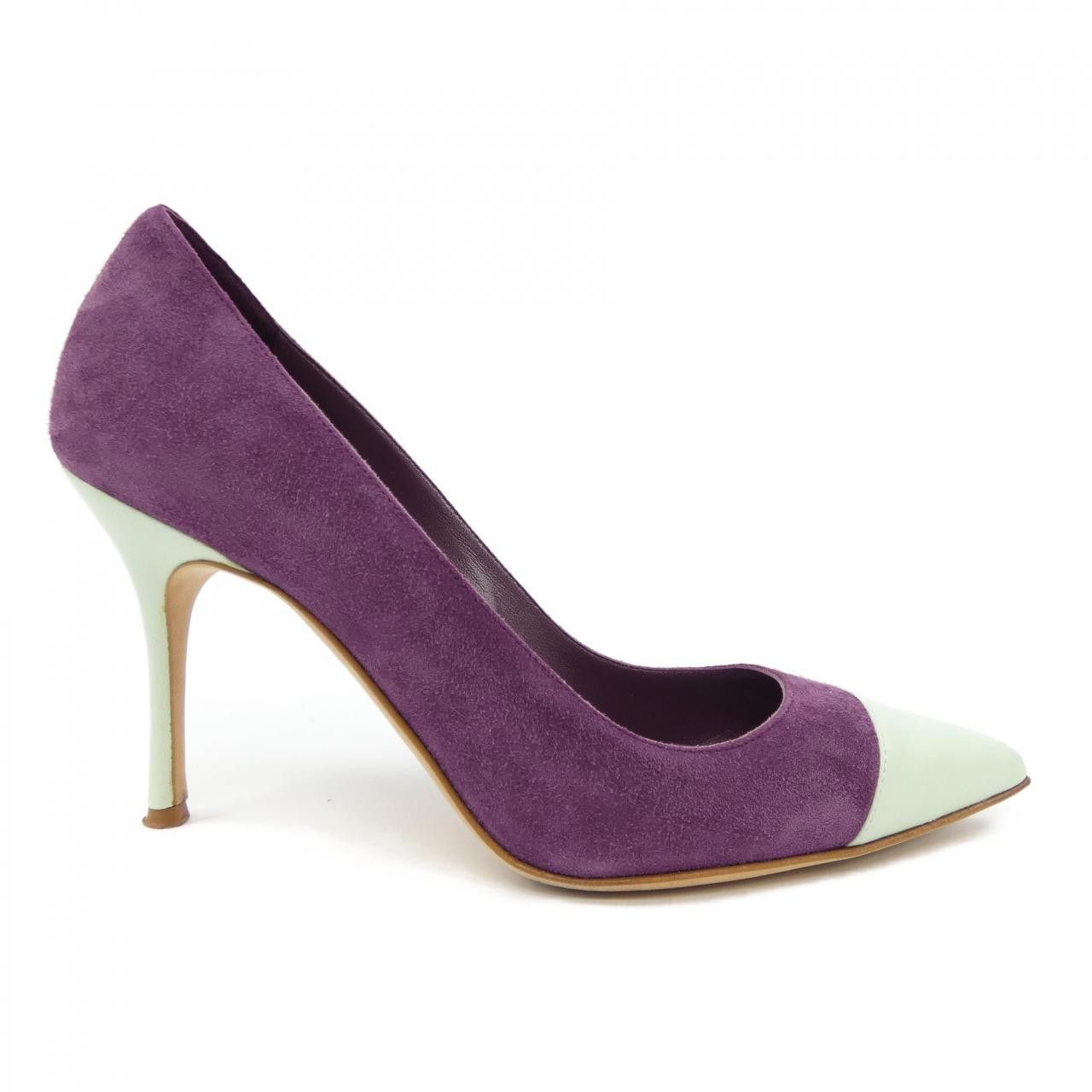 Manolo Blahnik Manolo Blahnik Manolo Blahnik Pumps Leather Shoes DUTY FREE for USA Size ONE SIZE - 1 Thumbnail