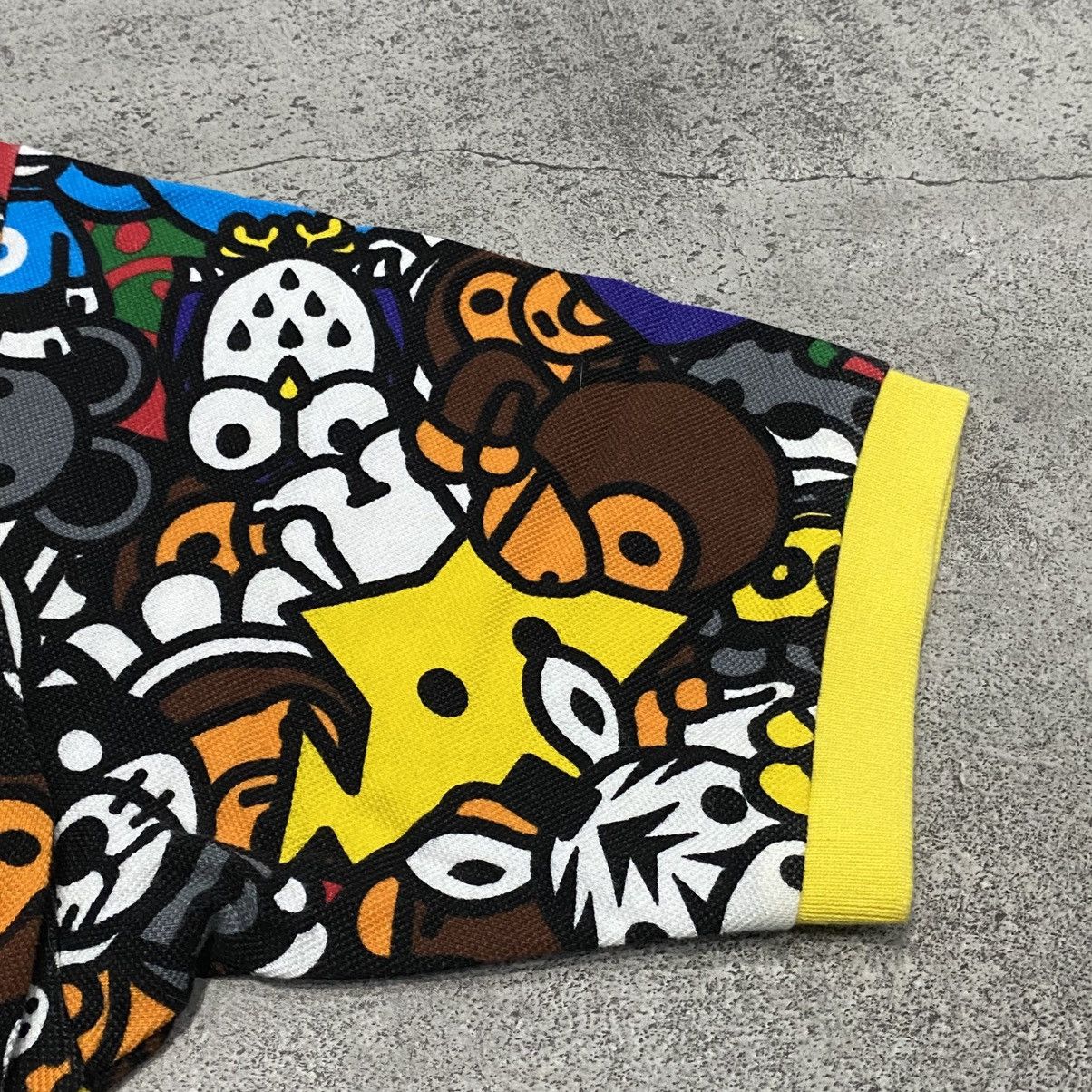 Bape Baby Milo Animal Print OG Polo Shirt Size US L / EU 52-54 / 3 - 6 Thumbnail