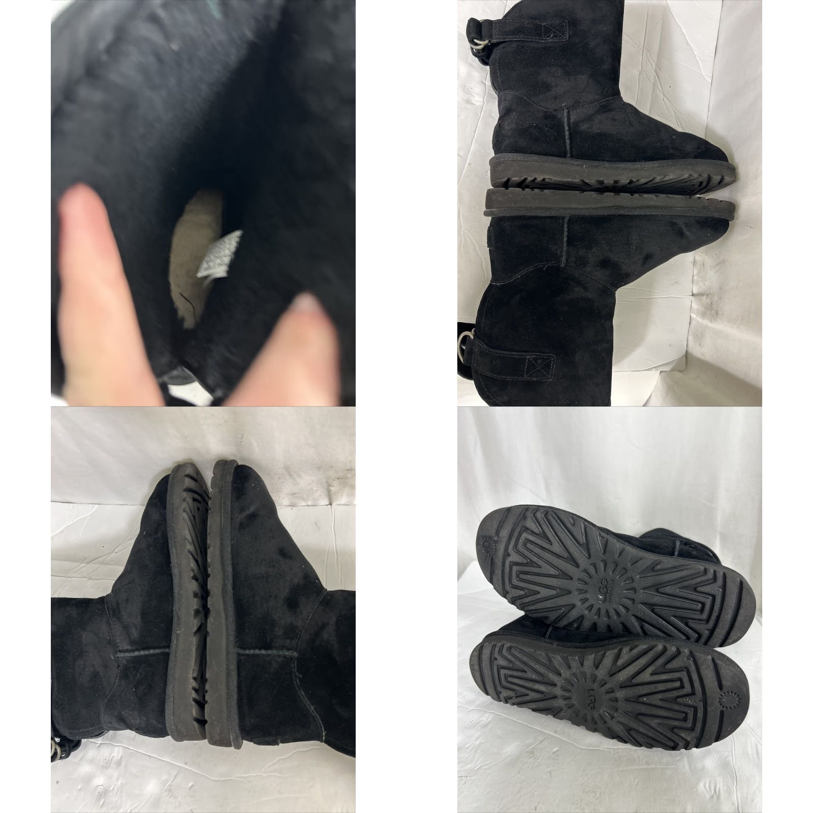 Ugg UGG Australia Remora Boots Black Sheepskin Buckle Fashion Comfort Bling Women 6 Shoes Suede Wool Australia 1012029 Size 28" / US 6 / IT 42 - 10 Thumbnail