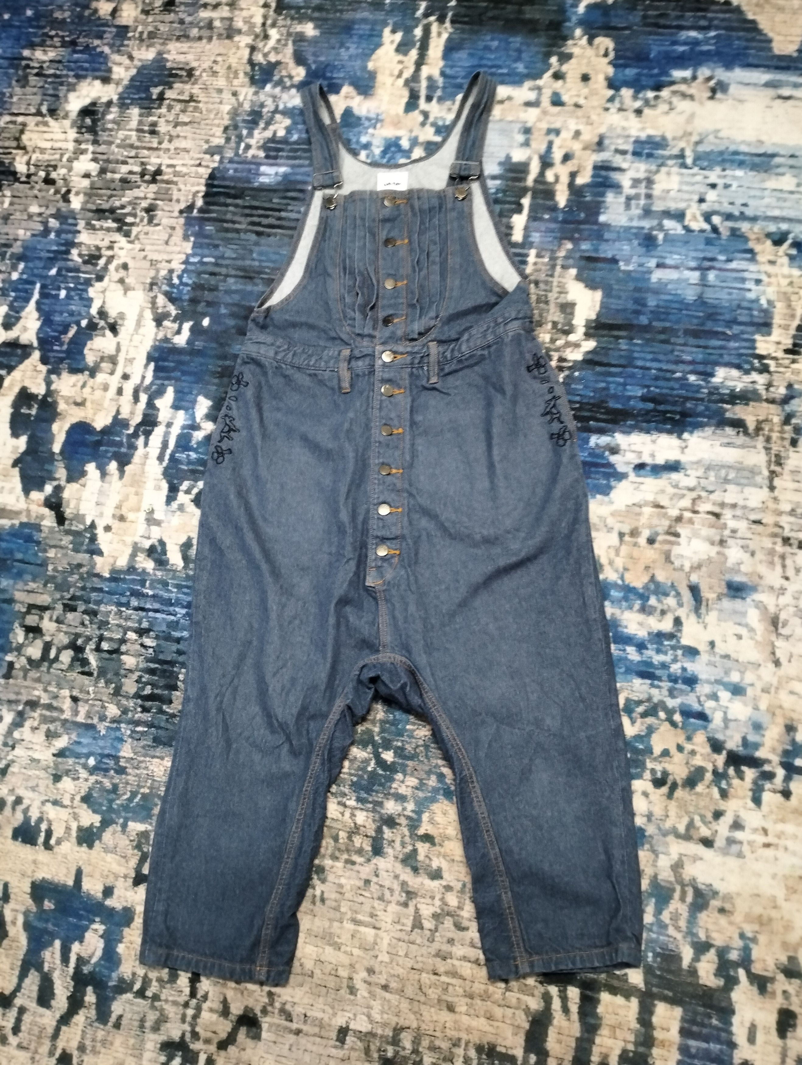 Designer × Issey Miyake × Ne-Net Ne net By issey miyake denim overalls Size US 34 / EU 50 - 1 Thumbnail