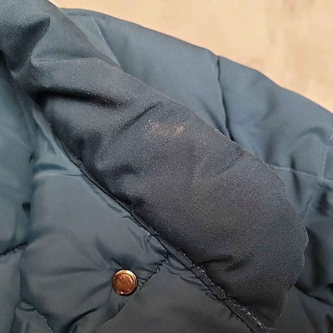 Eddie Bauer VINTAGE Eddie Bauer Goose Down Jacket Men XS Teal Green Hooded Puffer Parka Coat Size US XS / EU 42 / 0 - 6 Thumbnail
