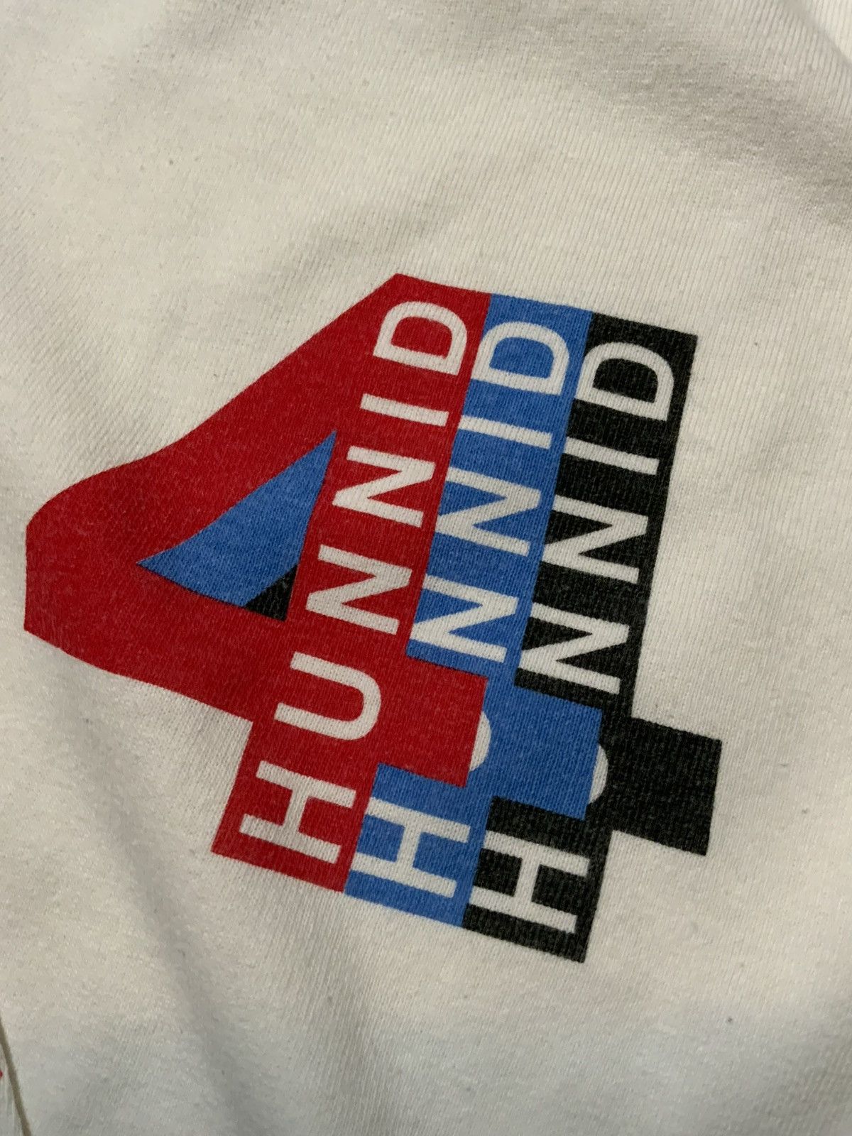 4HUNNID YG 4 Hunnid Graphic White Long Sleeve Rap Hip Hop T-Shirt Size US L / EU 52-54 / 3 - 8 Thumbnail