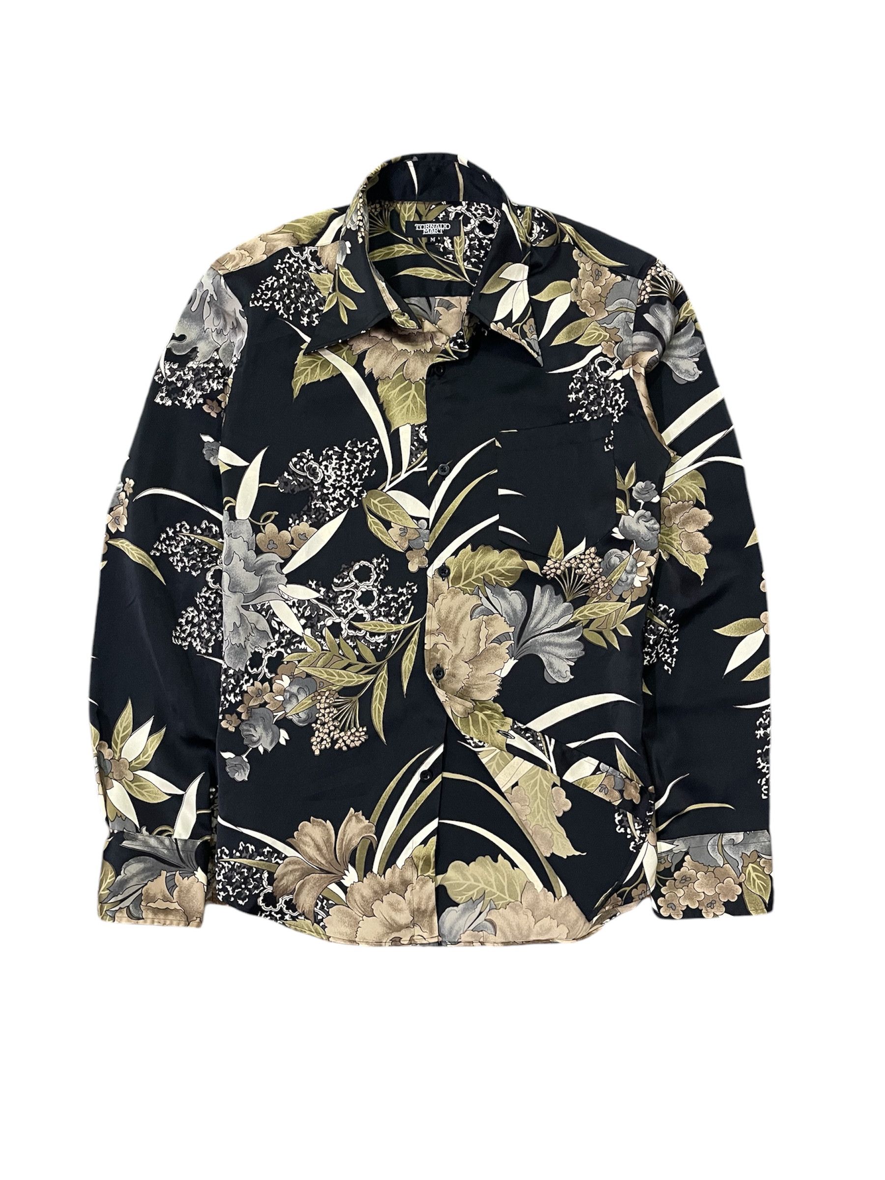 Le Grande Bleu (L.G.B.) × Tornado Mart Tornado Mart Hawaii Satin Shirt Size US M / EU 48-50 / 2 - 1 Thumbnail