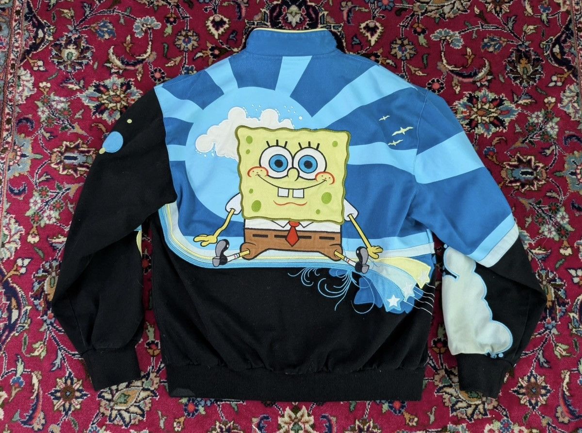 JH Design Vintage SpongeBob SquarePants NASCAR Jacket Size Small Nick Size US S / EU 44-46 / 1 - 2 Thumbnail