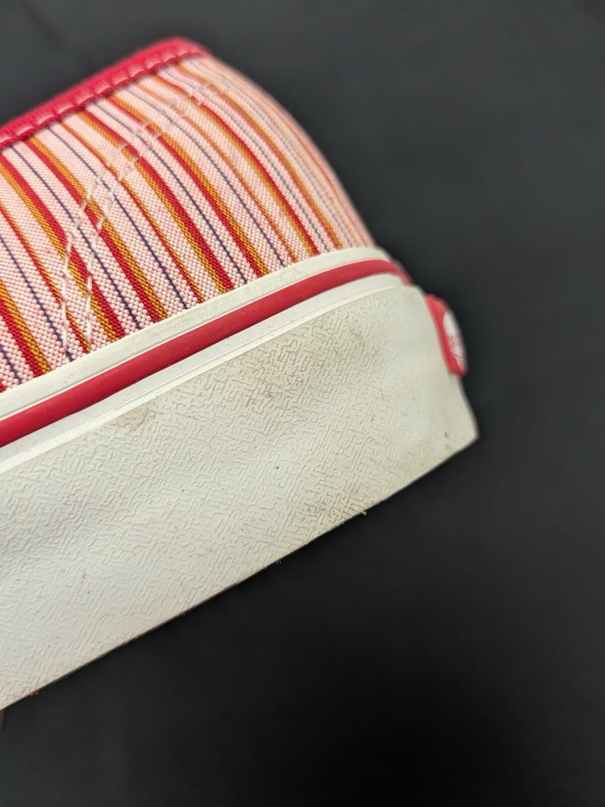 Vans Vans Authentic STRIPED CAPRI COL#2404 Red VN-0EE3X1G US10.5 Size US 10.5 / EU 43-44 - 12 Thumbnail