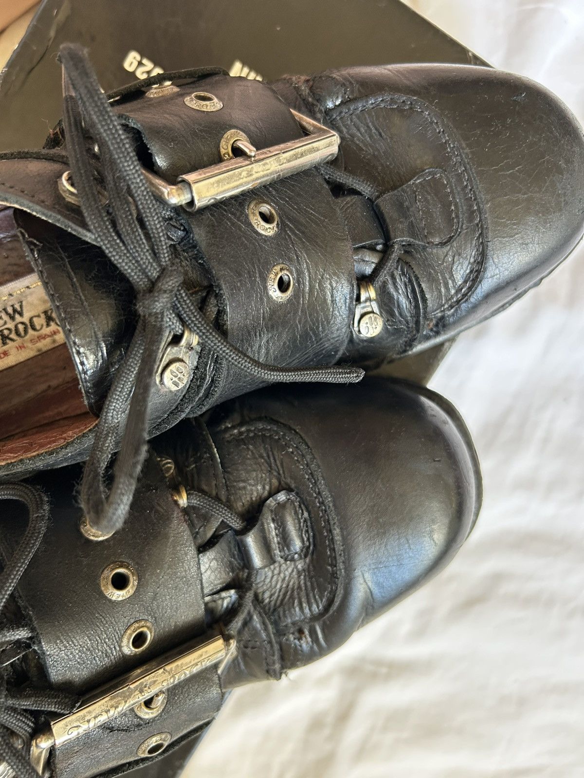 New Rock rare deadstock New Rocks with metal buckle and tire soles Size US 7 / EU 40 - 4 Thumbnail