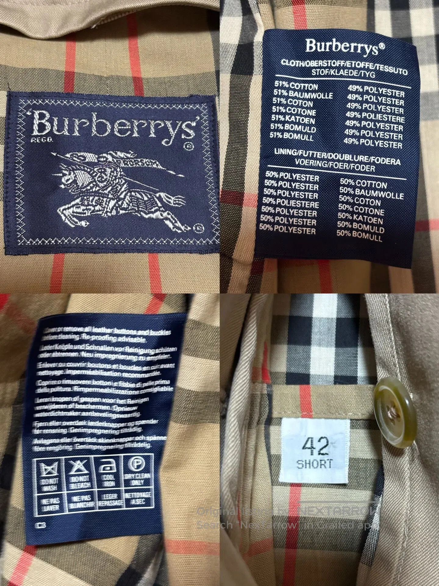 Burberry Burberry Nova Trench Coat Kimura Takuya Style. Size US XS / EU 42 / 0 - 7 Thumbnail