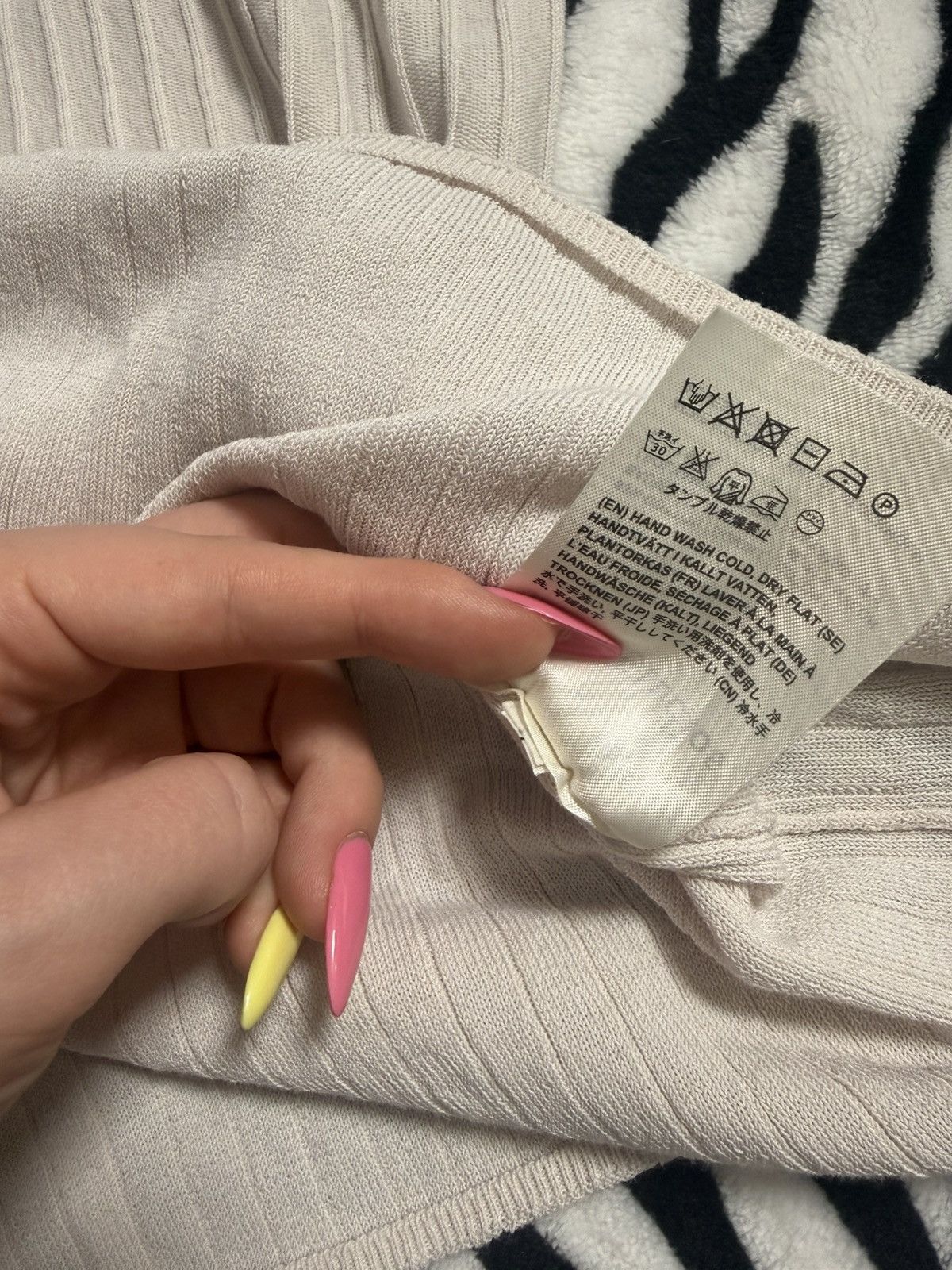 Acne Studios Acne Studios ISO Rib Tank Top Size S Creamy Size S / US 4 / IT 40 - 6 Thumbnail