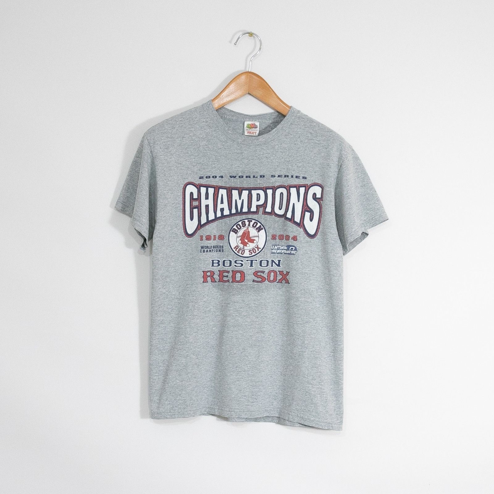 Vintage Vintage Y2K Boston Red Sox 2004 Champions T Shirt Medium Size US M / EU 48-50 / 2 - 1 Thumbnail