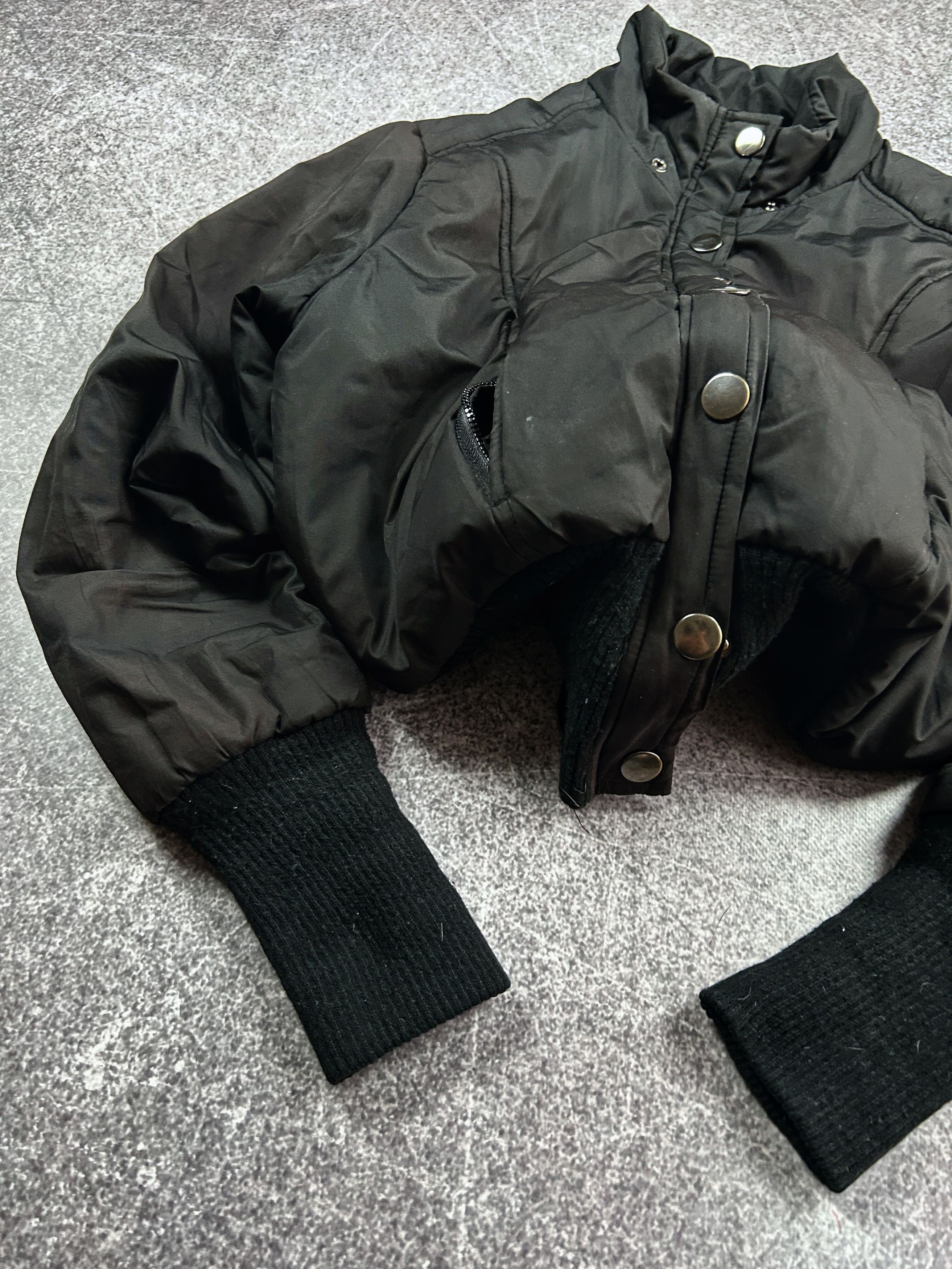 Japanese Brand Vintage Rick Owens Balenciaga Style Cropped Jacket Y2K 90S Size US S / EU 44-46 / 1 - 2 Thumbnail