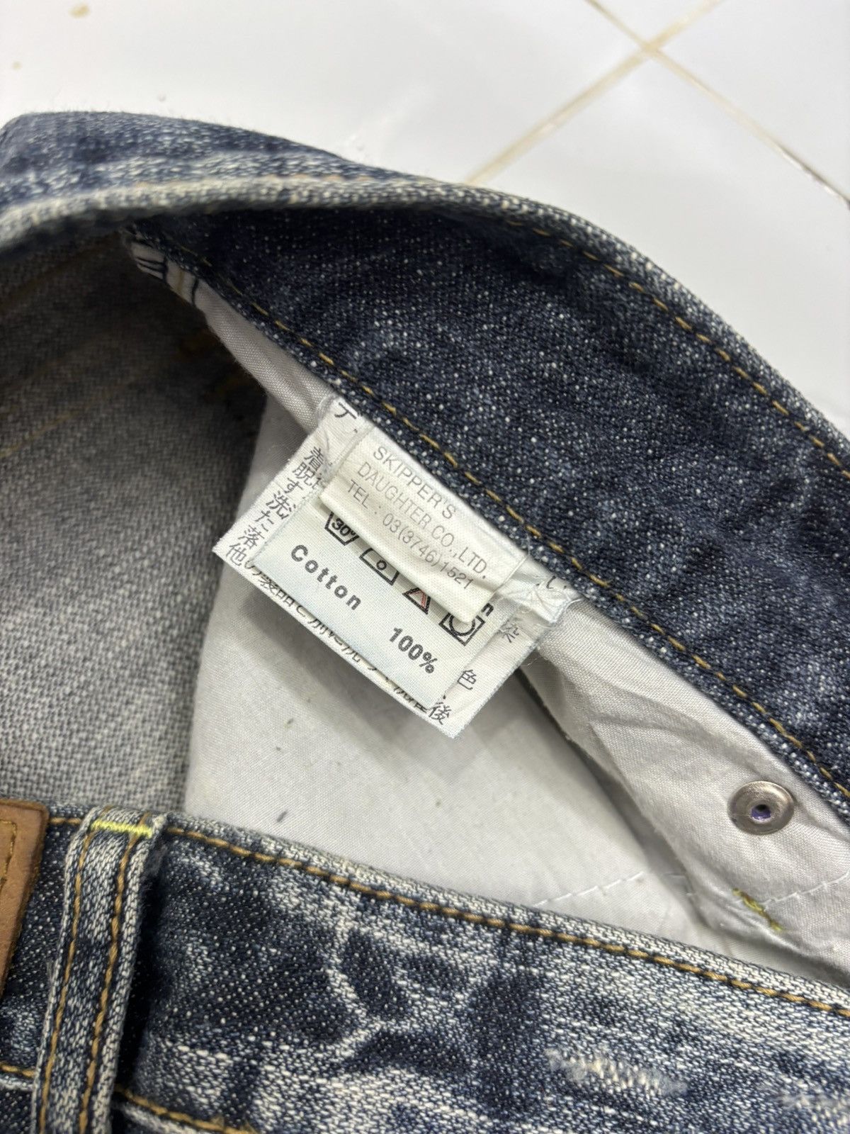 Hysteric Glamour × Japanese Brand HYSTERIC GLAMOUR STYLE DISTRESS DENIM MARAXIA FLARED PANTS Size 31" - 11 Thumbnail