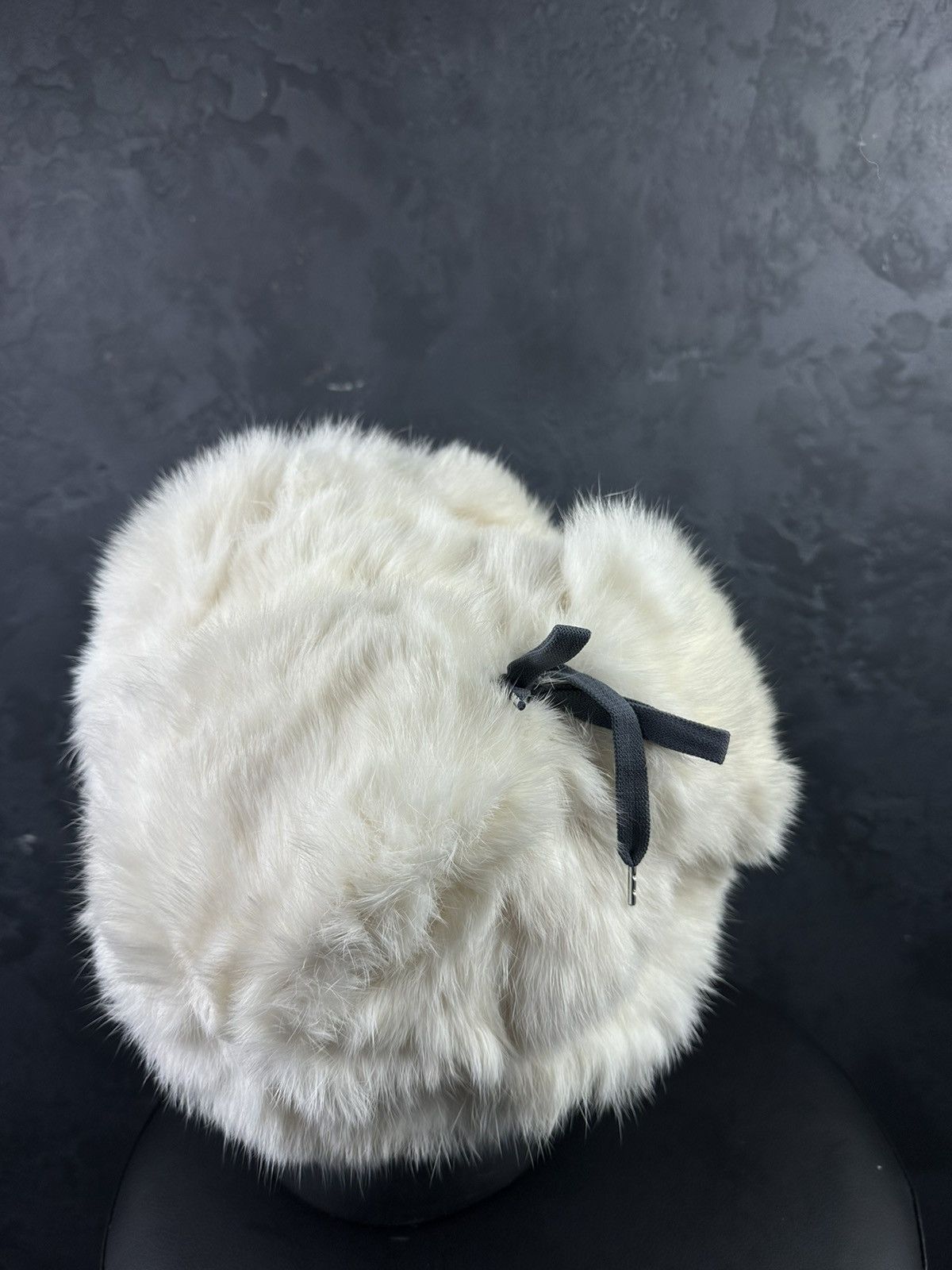 Hysteric Glamour × Japanese Brand Y2K Style Mohair Fuzzy Ushanka Hat Faux Fur Distressed 90s Size ONE SIZE - 3 Thumbnail