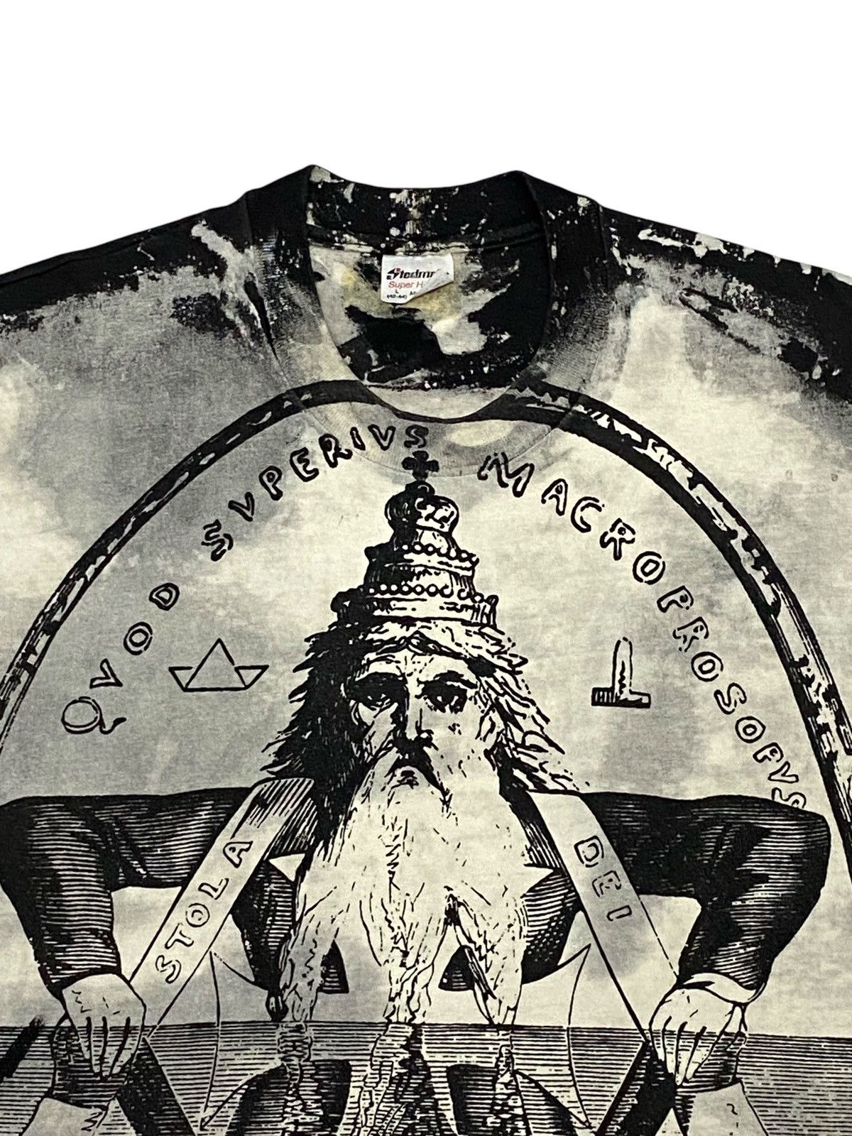 Vintage Rare🔥Vintage 90s Abstract Wizard Mosquitohead Double Sided Size US L / EU 52-54 / 3 - 4 Thumbnail
