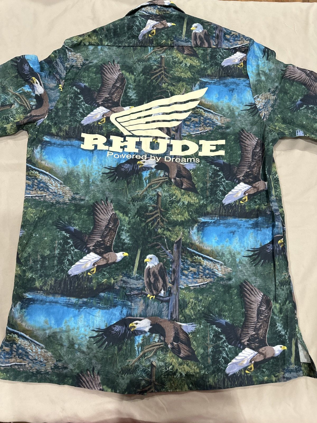 Rhude Rhude Powered by dreams Hawaiian shirt Sz M NWT Size US M / EU 48-50 / 2 - 2 Thumbnail