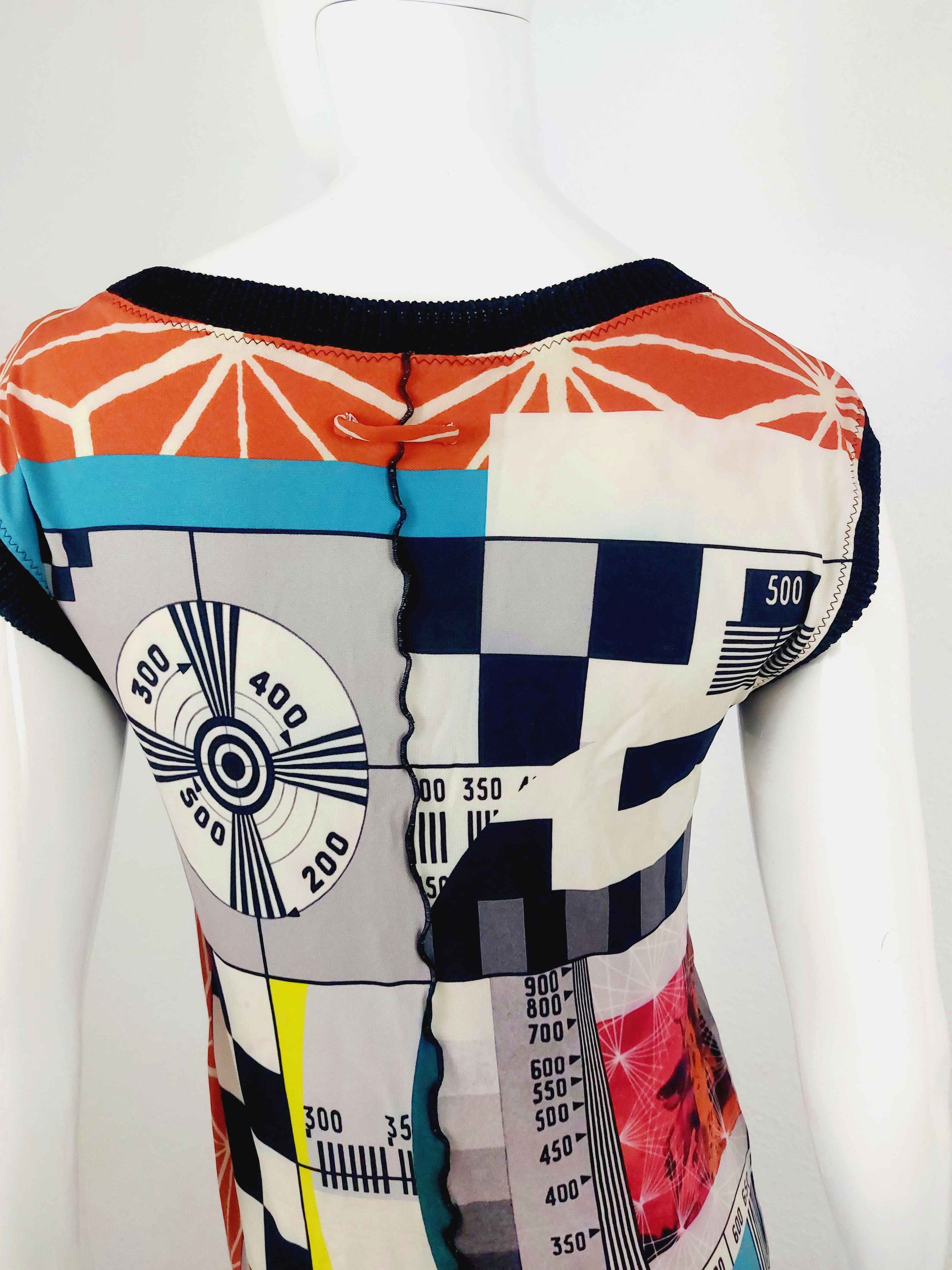 Jean Paul Gaultier Jean Paul Gaultier Scale Numeric Numbers Math Midi Dress Size M / US 6-8 / IT 42-44 - 13 Thumbnail