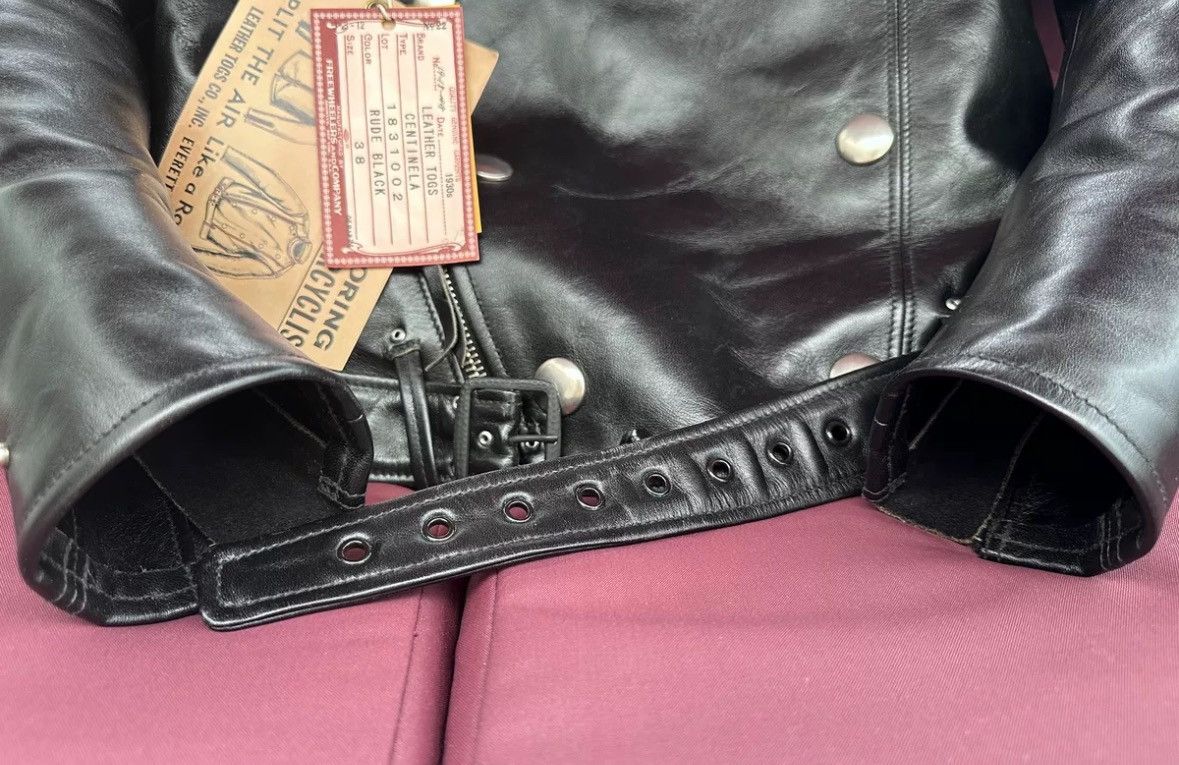 Freewheelers FREEWHEELERS "CENTINELA" Pig Milk Leather Jacket Size US M / EU 48-50 / 2 - 4 Thumbnail