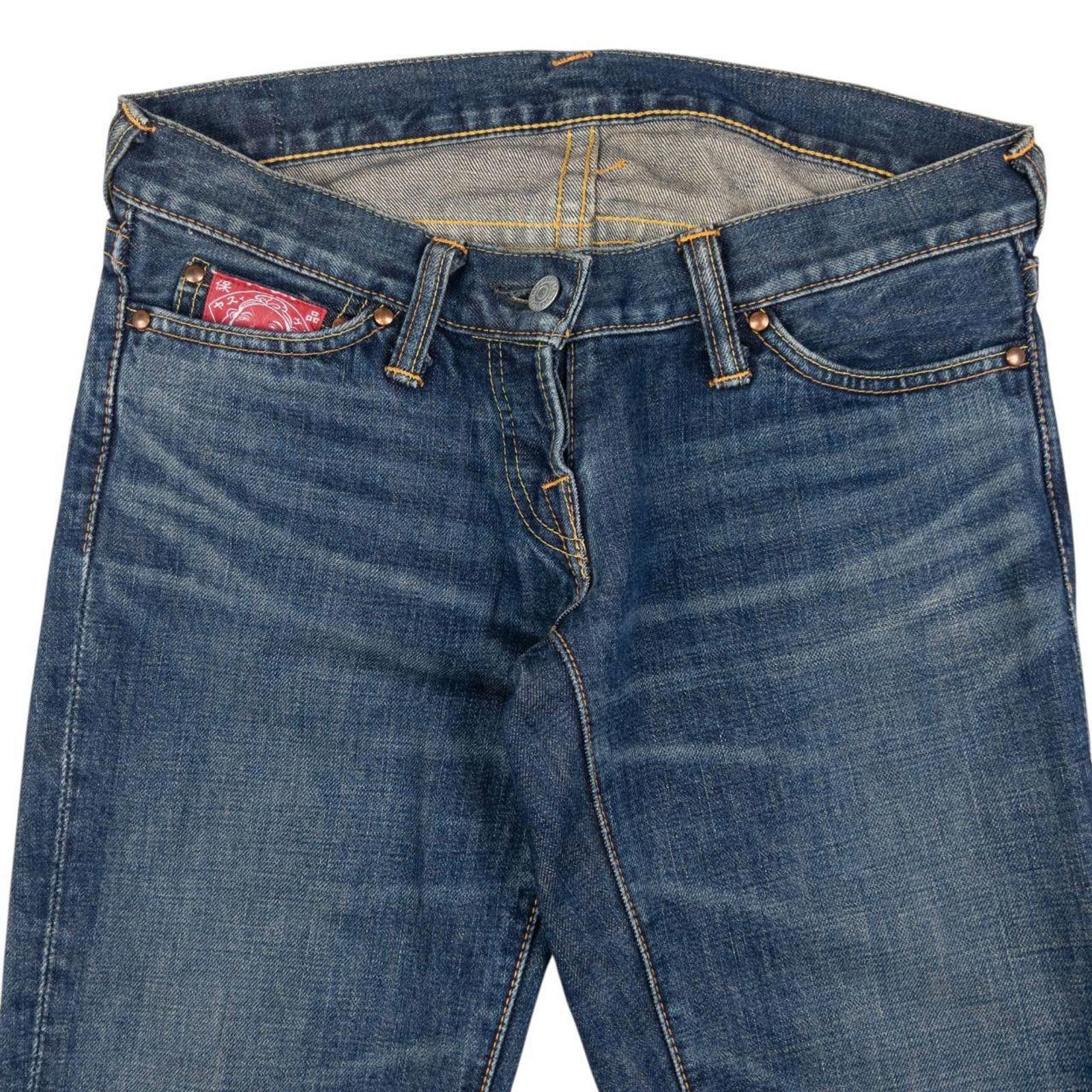 Evisu Vintage Evisu Donna Gull Smiley Face Denim Jeans Size W31 Size 31" - 4 Thumbnail