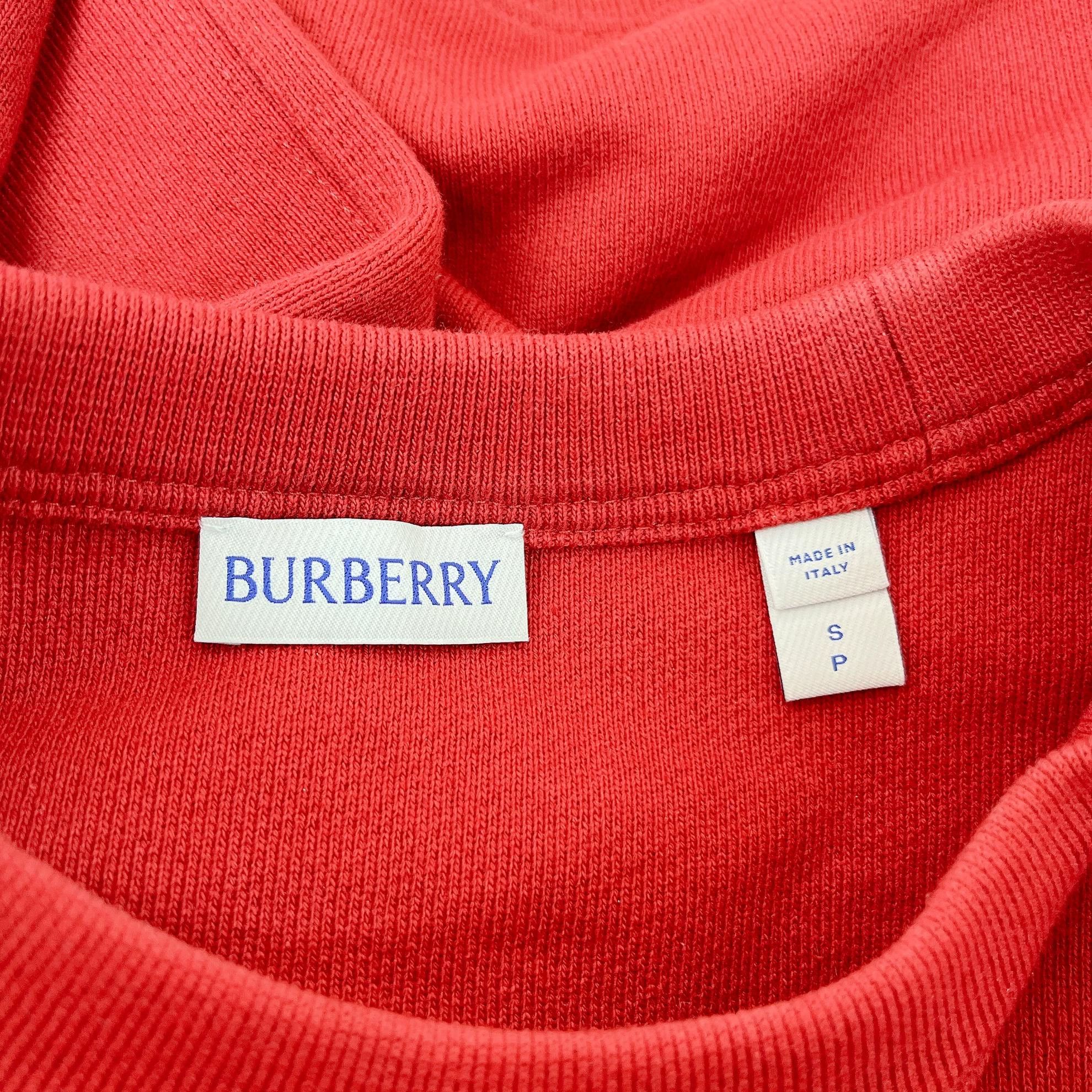 Burberry Burberry crew neck embroidered knit sweatshirt S Pre-owned Size US S / EU 44-46 / 1 - 7 Thumbnail