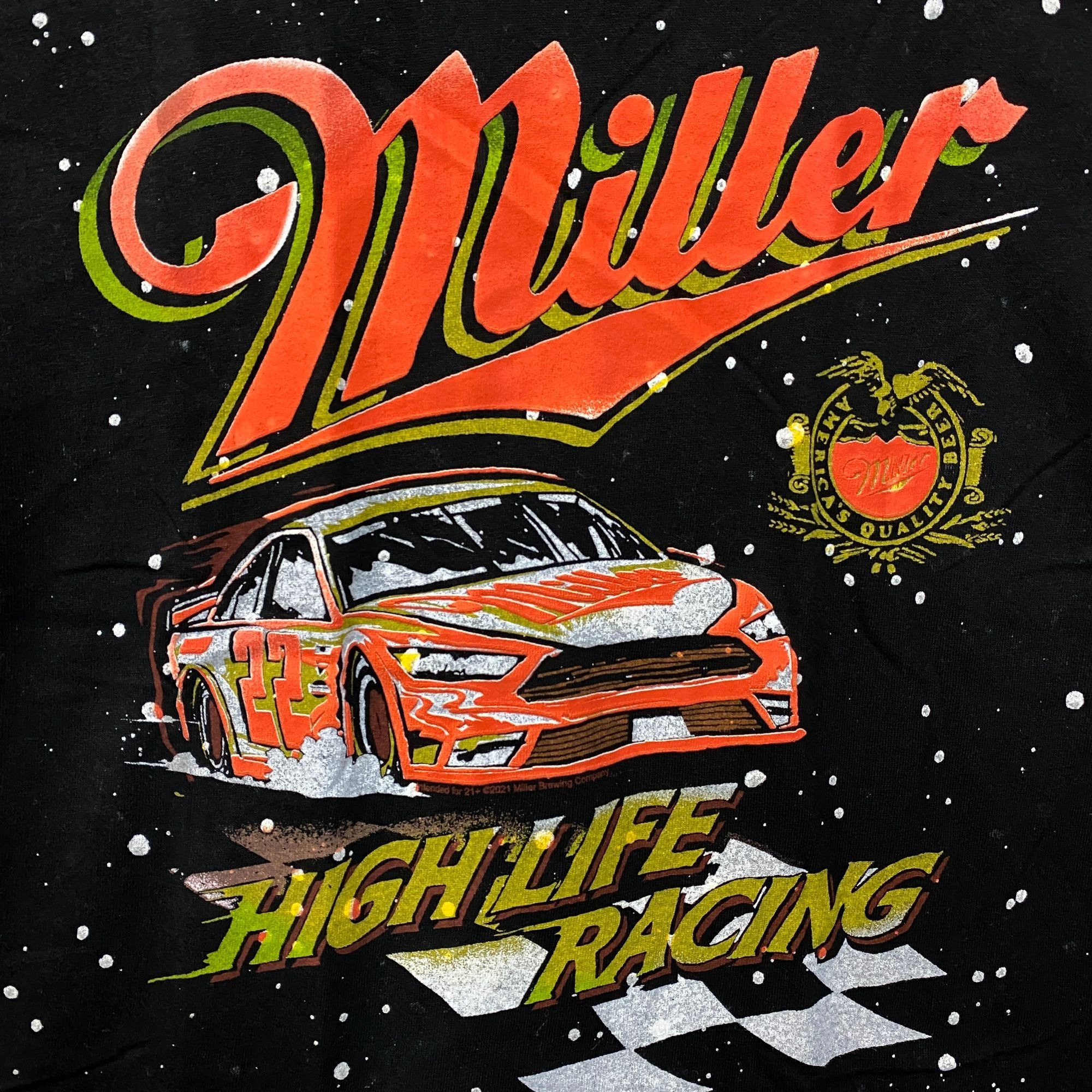 Junk Food Junkfood Miller HighLife Racing Graphic Design T-Shirt Small Size US S / EU 44-46 / 1 - 2 Thumbnail