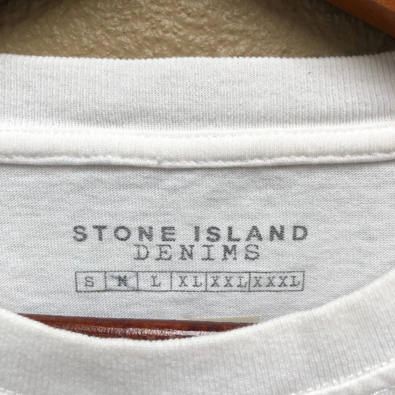 Stone Island 🔥Rare Vintage Stone Island Denims Spellout Tshirt Size US S / EU 44-46 / 1 - 5 Thumbnail