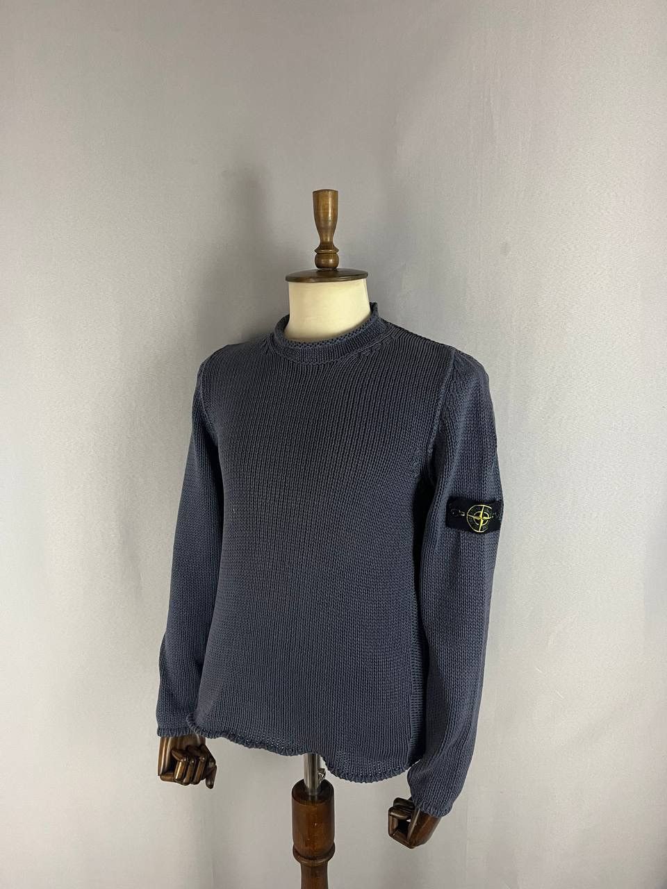 Stone Island Stone Island Sweater Navy Vintage Rare Size US L / EU 52-54 / 3 - 1 Thumbnail