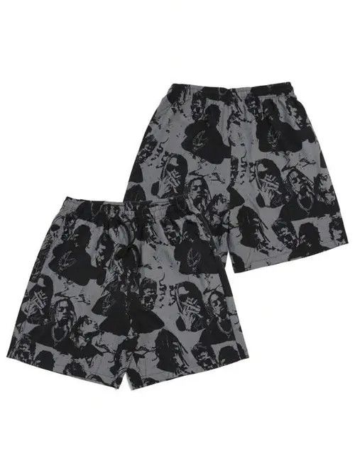 Japanese Brand Graphic Y2k Shorts DRIP summer Size US 36 / EU 52 - 4 Thumbnail