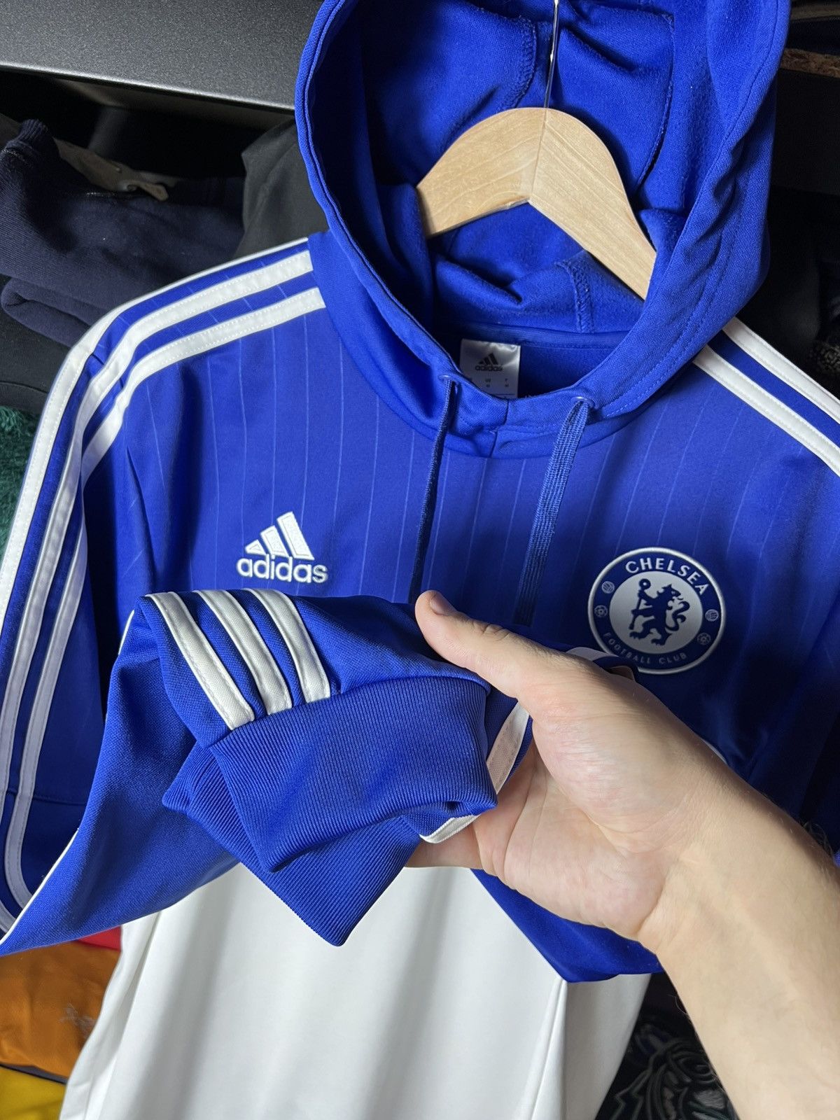 Adidas Chelsea 2015 2016 Adidas Training Top Soccer Y2K Size US M / EU 48-50 / 2 - 3 Thumbnail