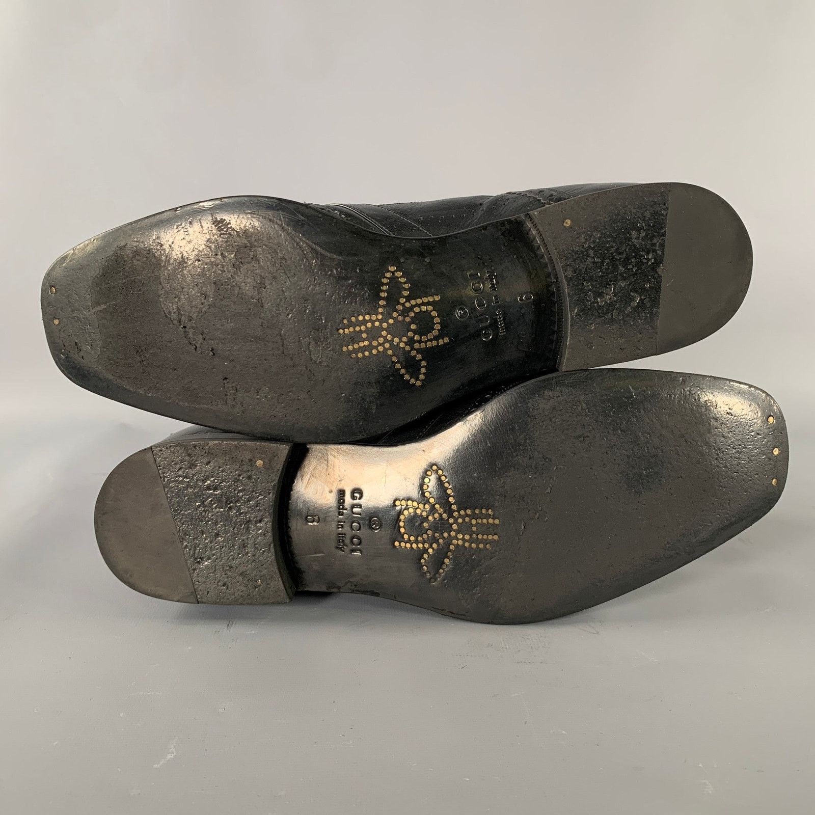 Gucci GUCCI Size 9 Black Thesis Queercore Leather Loafer Sandals Size US 9 / EU 42 - 6 Thumbnail
