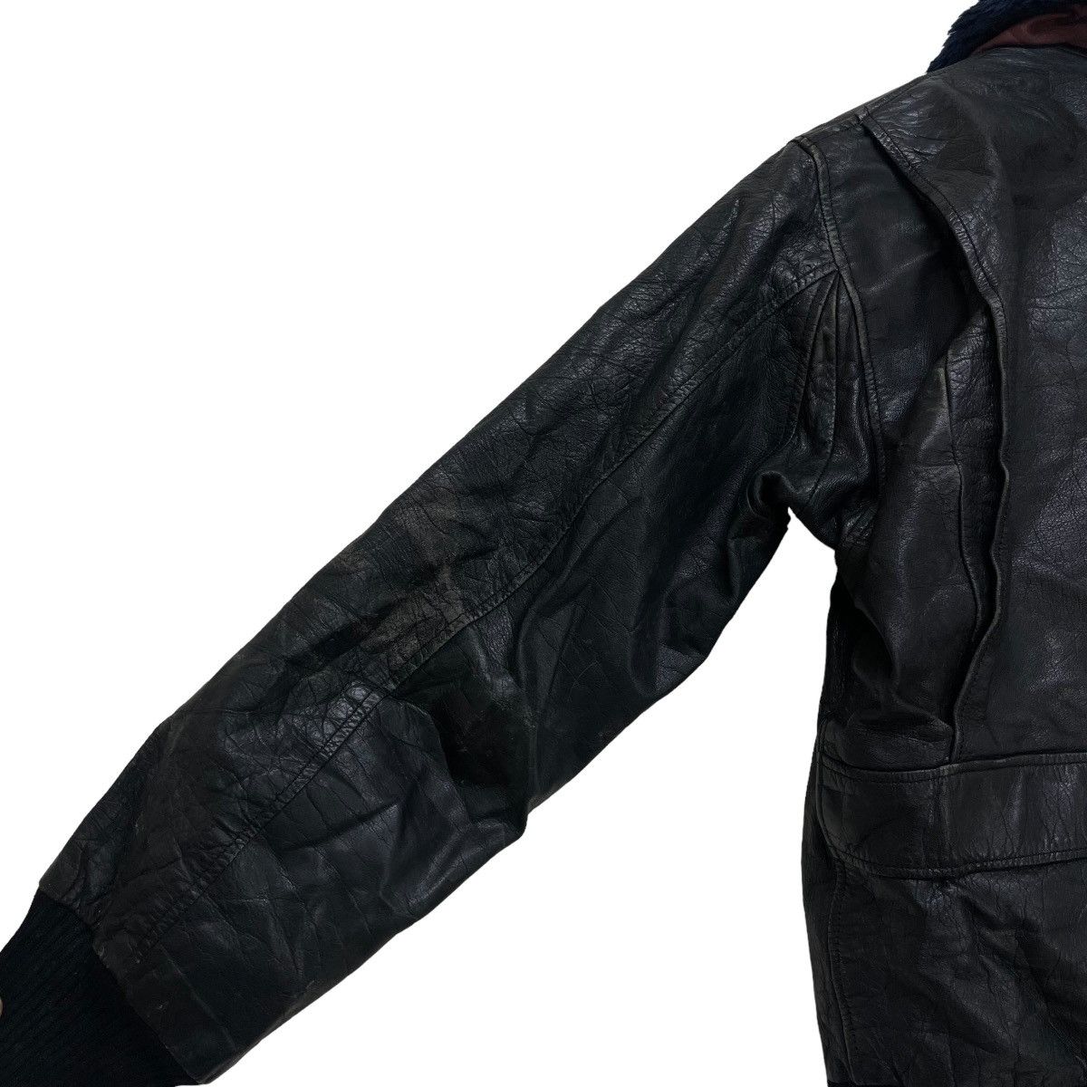 Aviator Nation 💥Vintage Japanese Brand Leather Aviator Military A2 Jacket Size US S / EU 44-46 / 1 - 7 Thumbnail