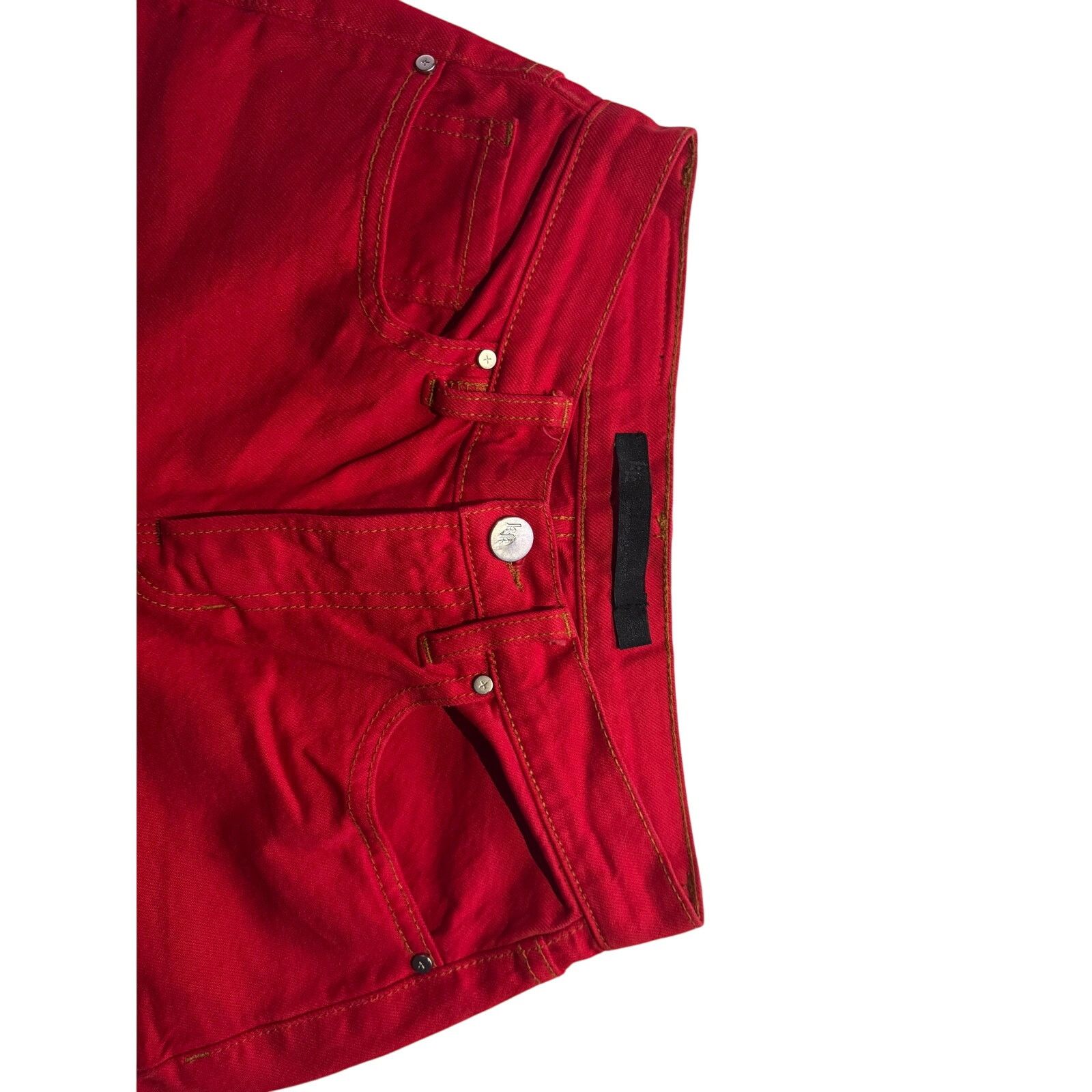 Kendall And Kylie Kendall + Kylie Red Jeans | Size XS | Very Good Condition Size 25" / US 0 / IT 36 - 4 Thumbnail