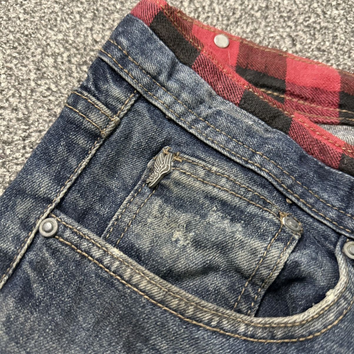 Japanese Brand 🔥🇯🇵 Japanese Seditionaries Distressed Trashed Dirty Denim Size US 34 / EU 50 - 11 Thumbnail