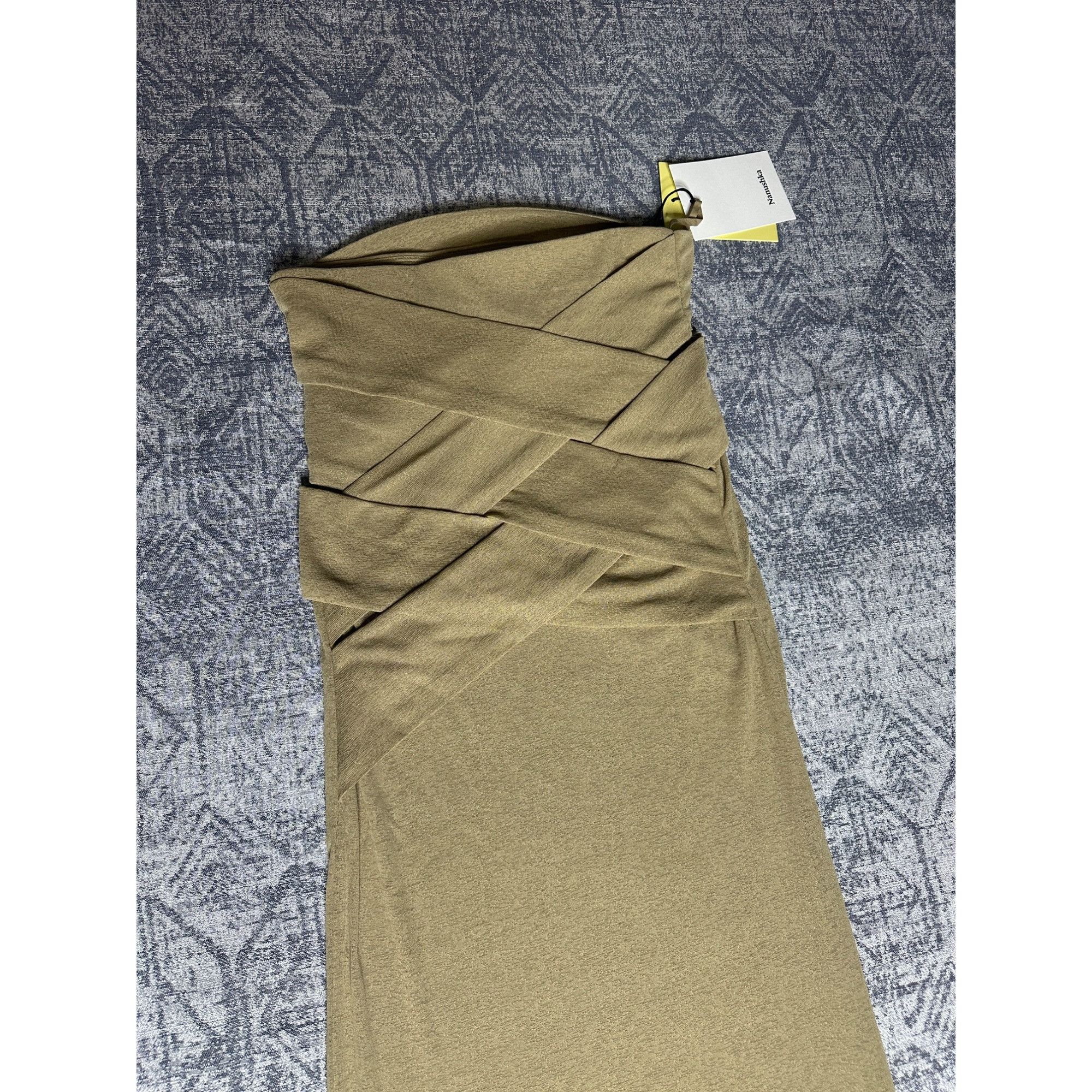 Nanushka Nanushka Draped Mesh Jersey Maxi Skirt Size 27" / US 4 / IT 40 - 4 Thumbnail