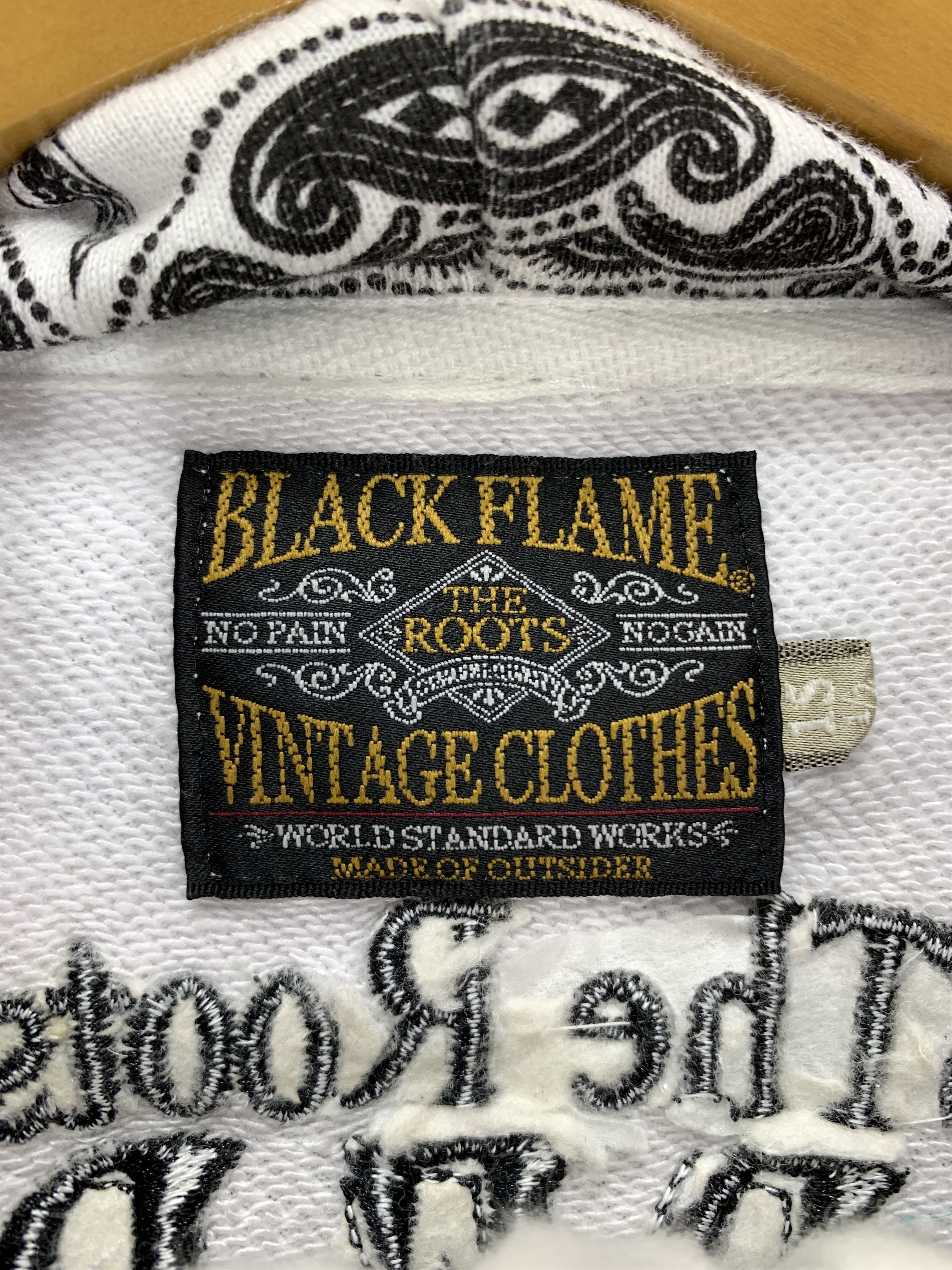 Japanese Brand BLACK FLAME THE ROOTS Rare Design Zipper Hoodie #2227/22 Size US S / EU 44-46 / 1 - 10 Thumbnail