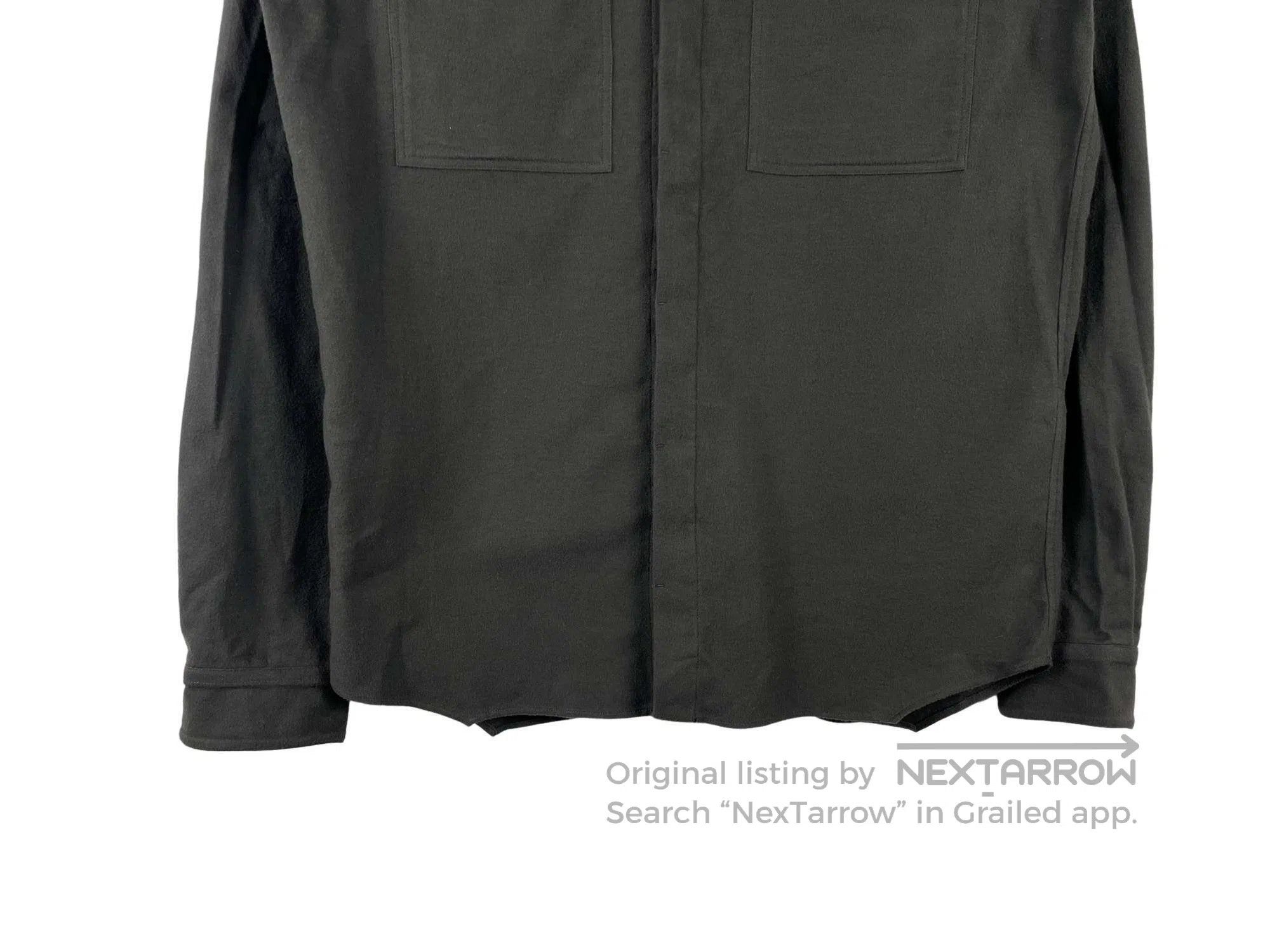 Rick Owens RICK OWENS Long Sleeve Cotton Shirt Size US M / EU 48-50 / 2 - 4 Thumbnail